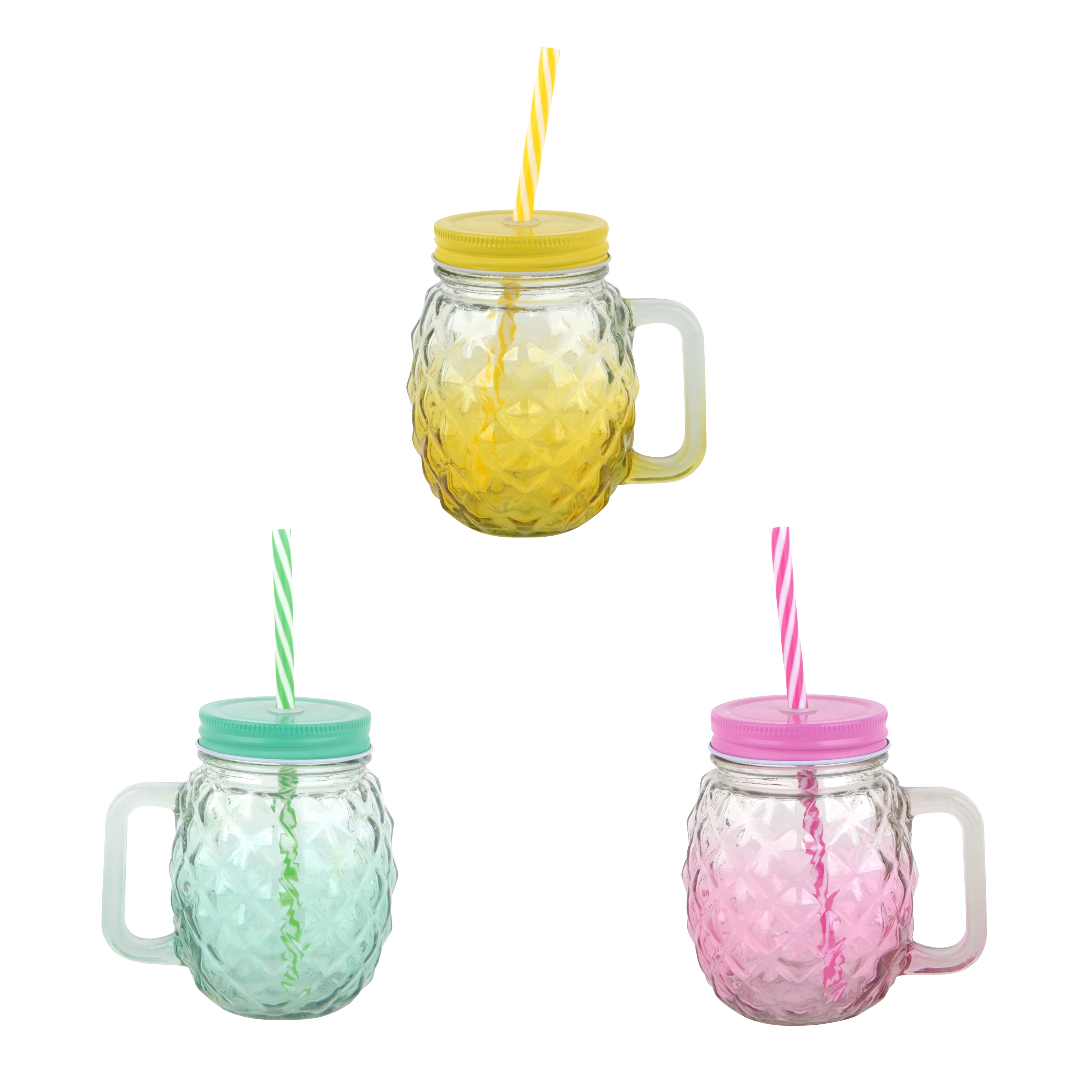 Assorted 16oz. Pineapple Drinking Glass by Ashland&#xAE;, 1pc.