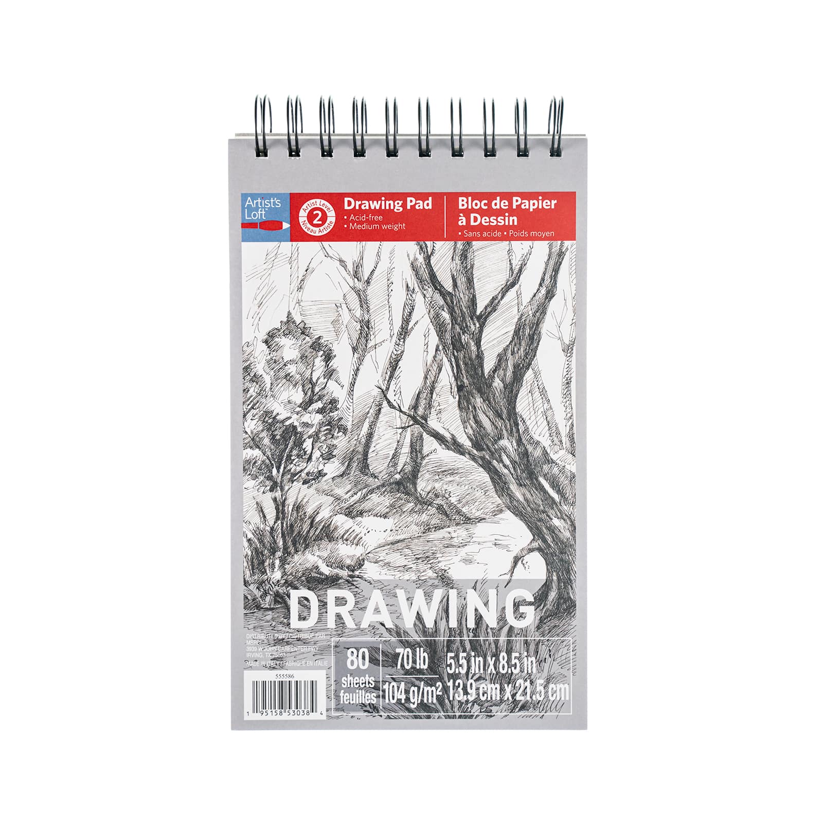 Texture Hardcover Sketchbook by Artist's Loft™, 8.5 x 11