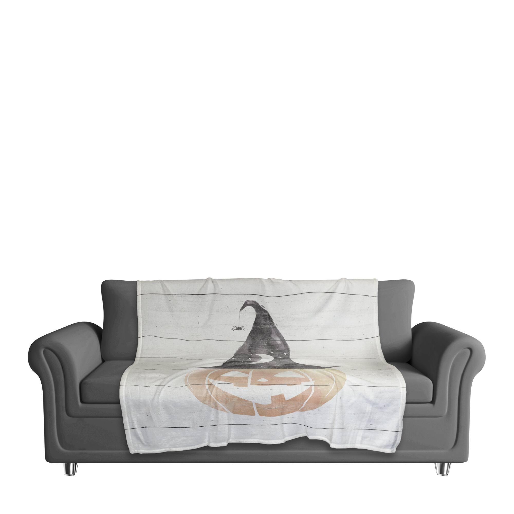 Witch Hat Fleece Throw Blanket