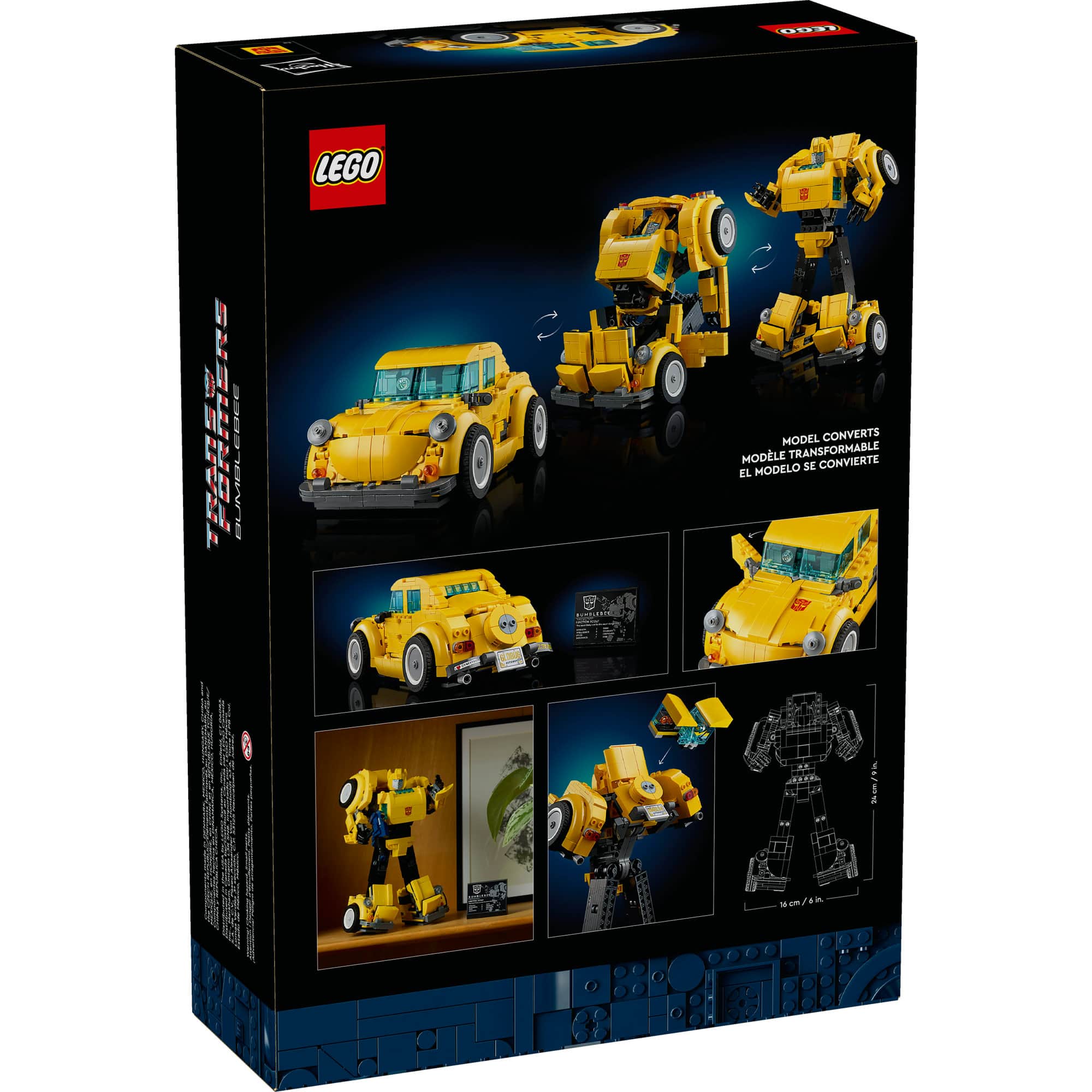 LEGO&#xAE; Icons Transformers Bumblebee Set 10338