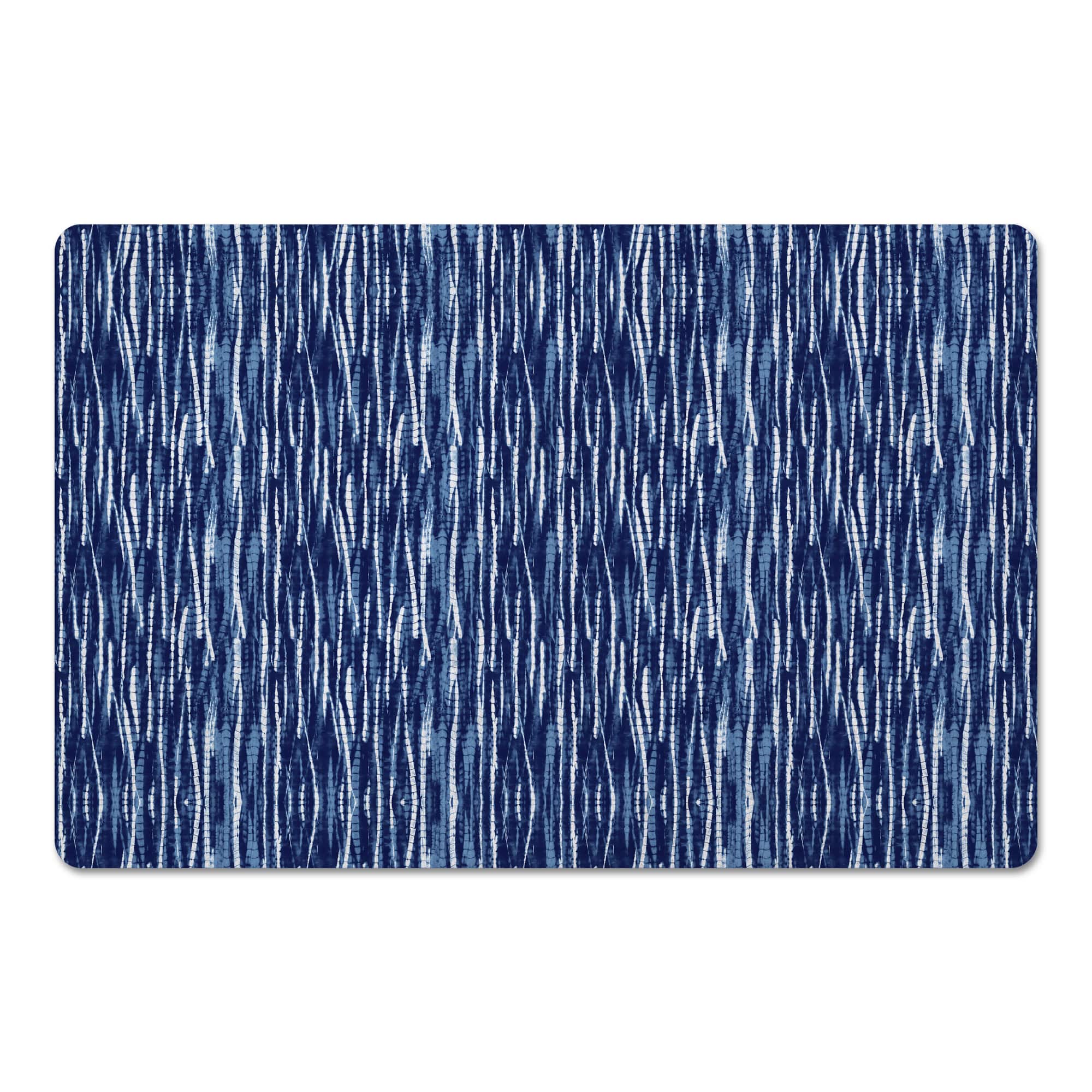 Indigo Reeds Floor Mat, 27" x 18"