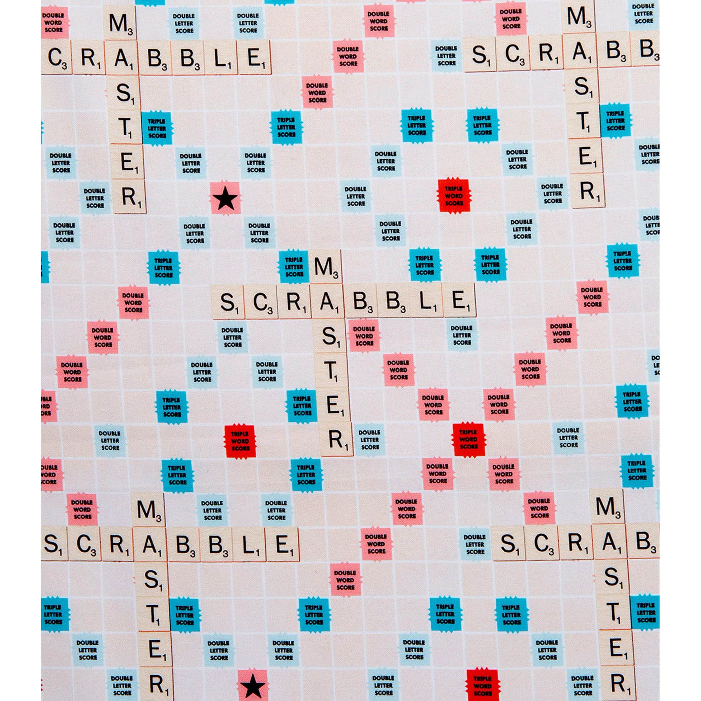 Scrabble Master Precut Cotton Fabric