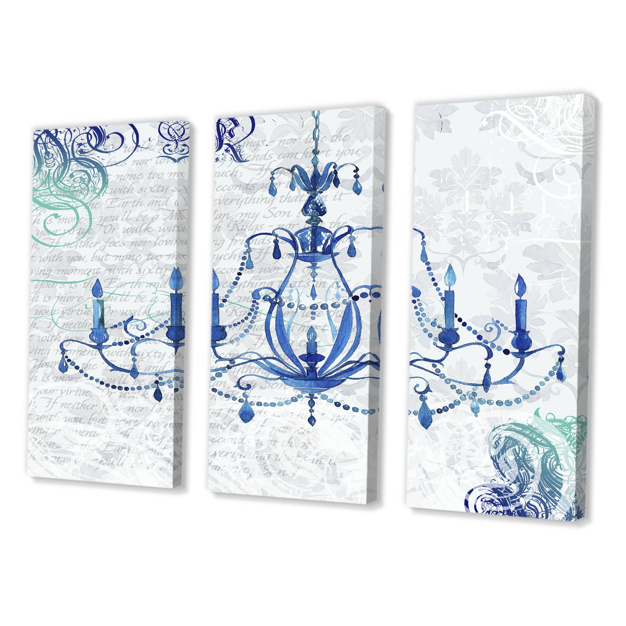 Designart - Chandelier I - Fashion Premium Canvas Wall Art