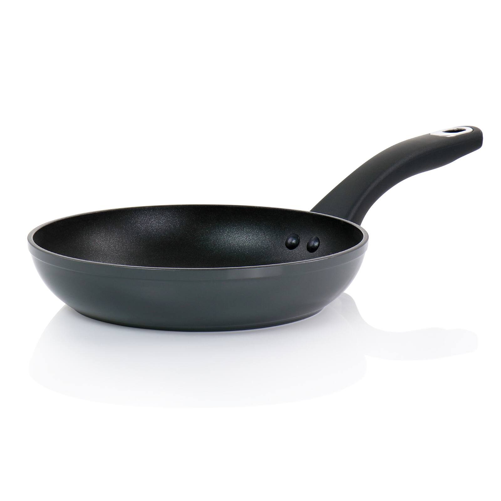 Martha Stewart Everyday 8&#x22; Sharkey Gray Aluminum Nonstick Frying Pan