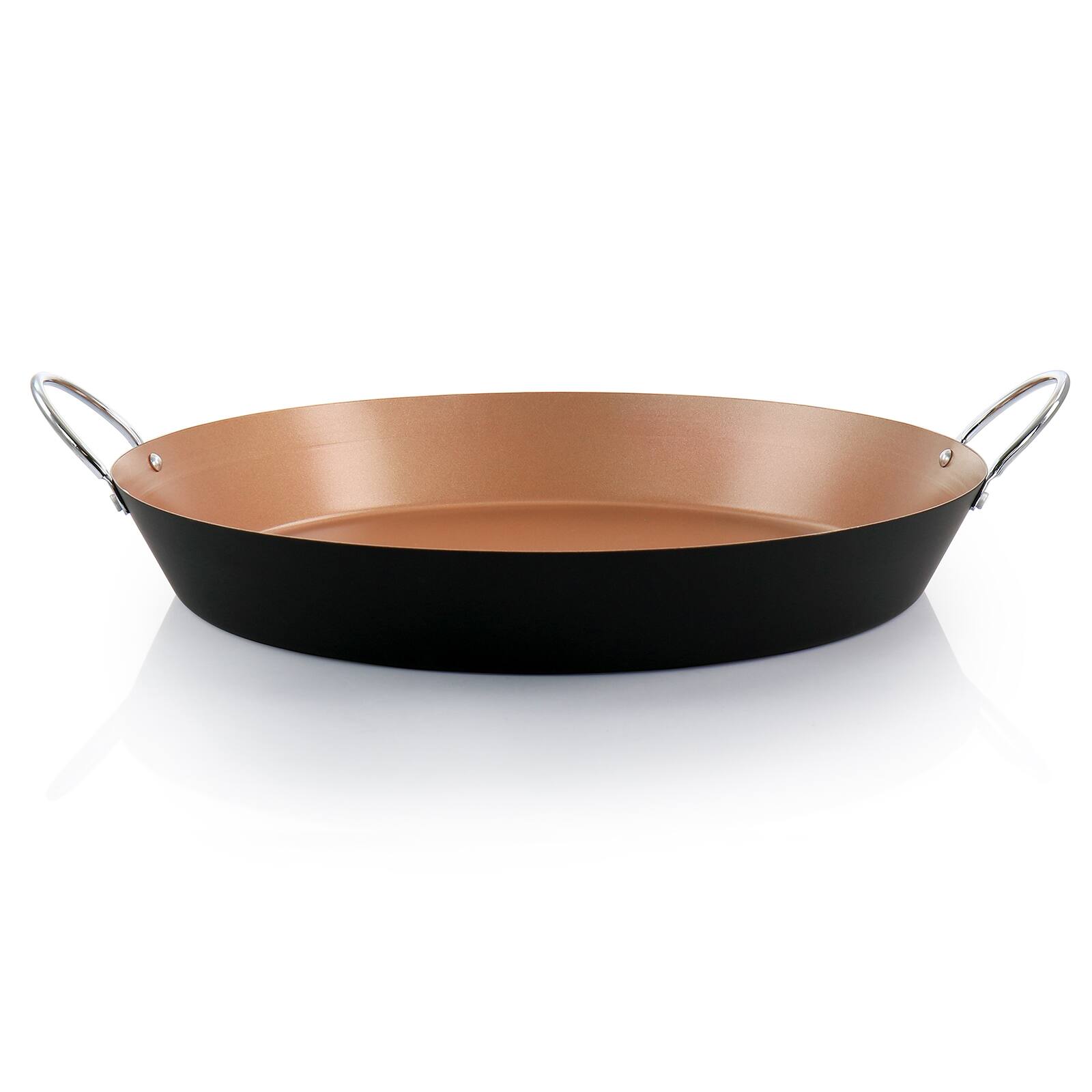 Oster Stonefire 16'' Copper Nonstick Carbon Steel Paella Pan