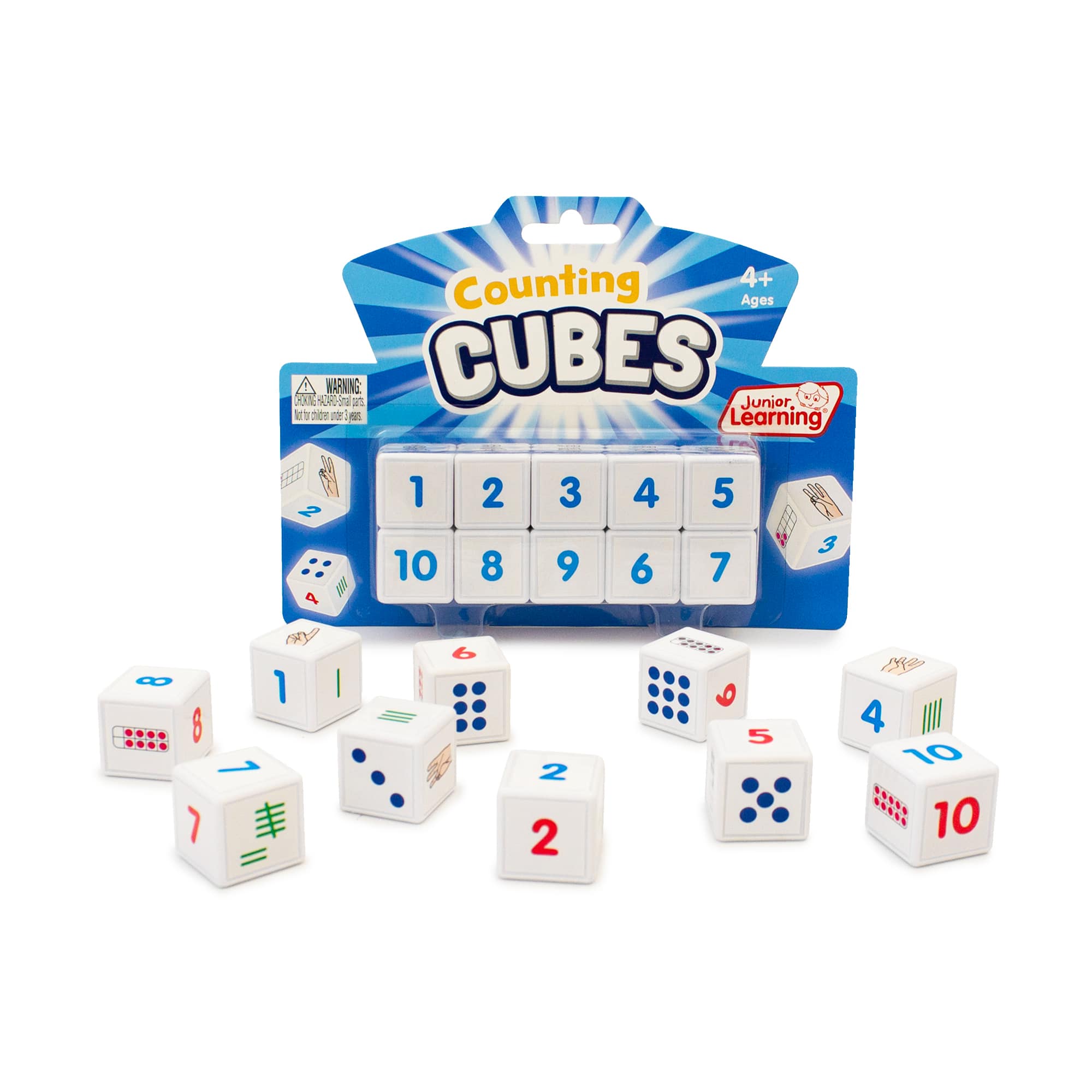 Junior Learning&#xAE; Counting Cubes Educational Set