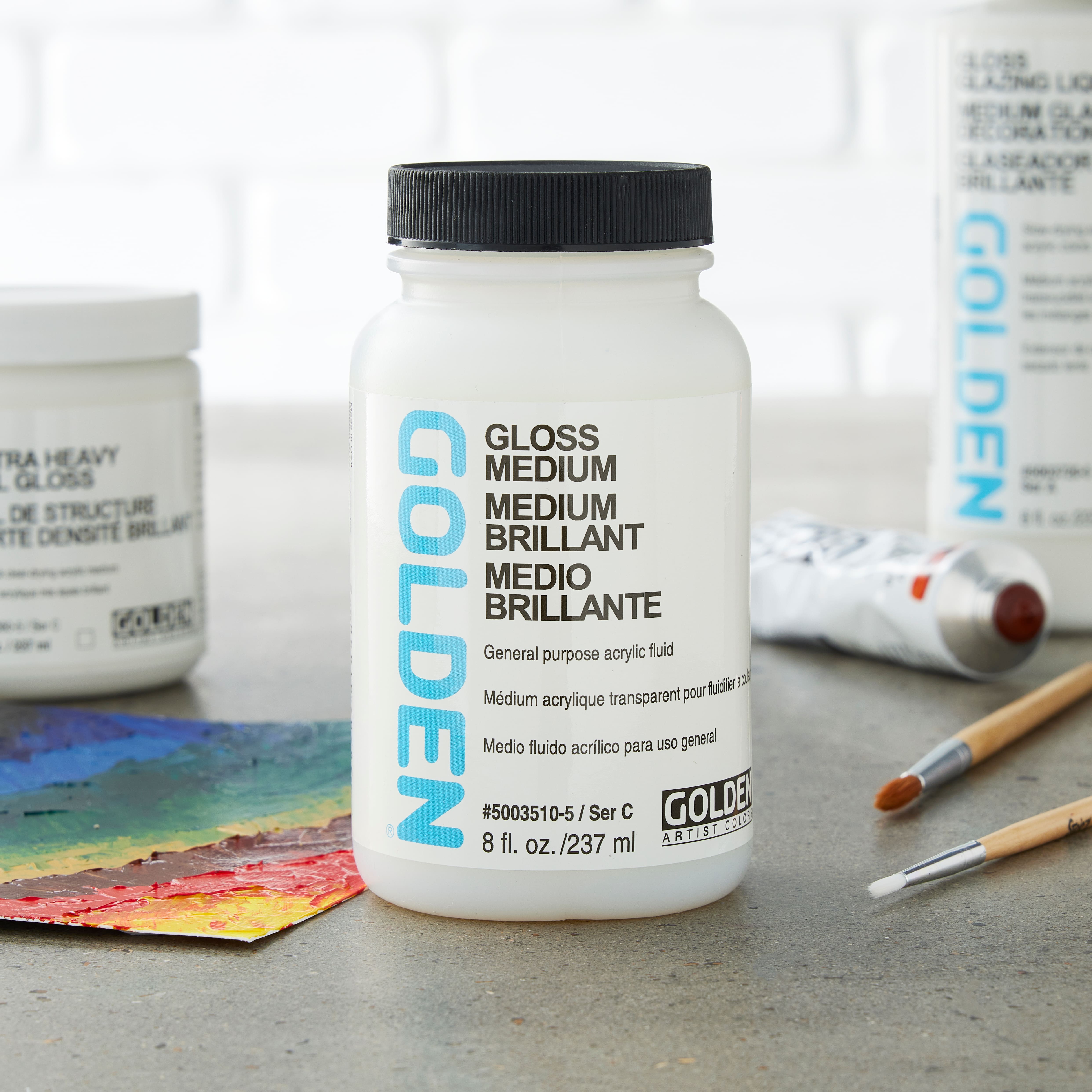 Golden Artist Colors® Polymer Medium, Gloss