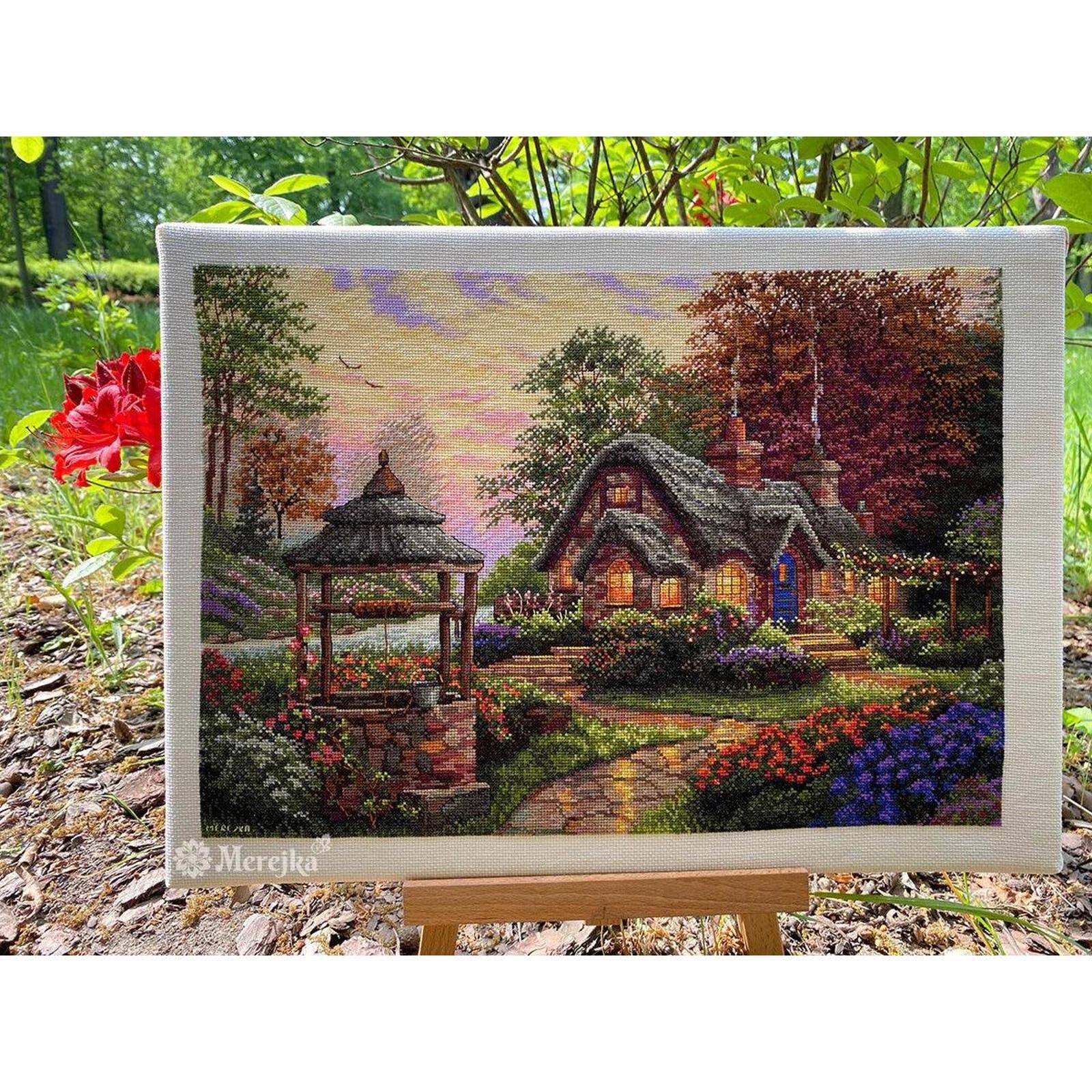 Merejka Make a Wish Cottage Counted Cross Stitch Kit