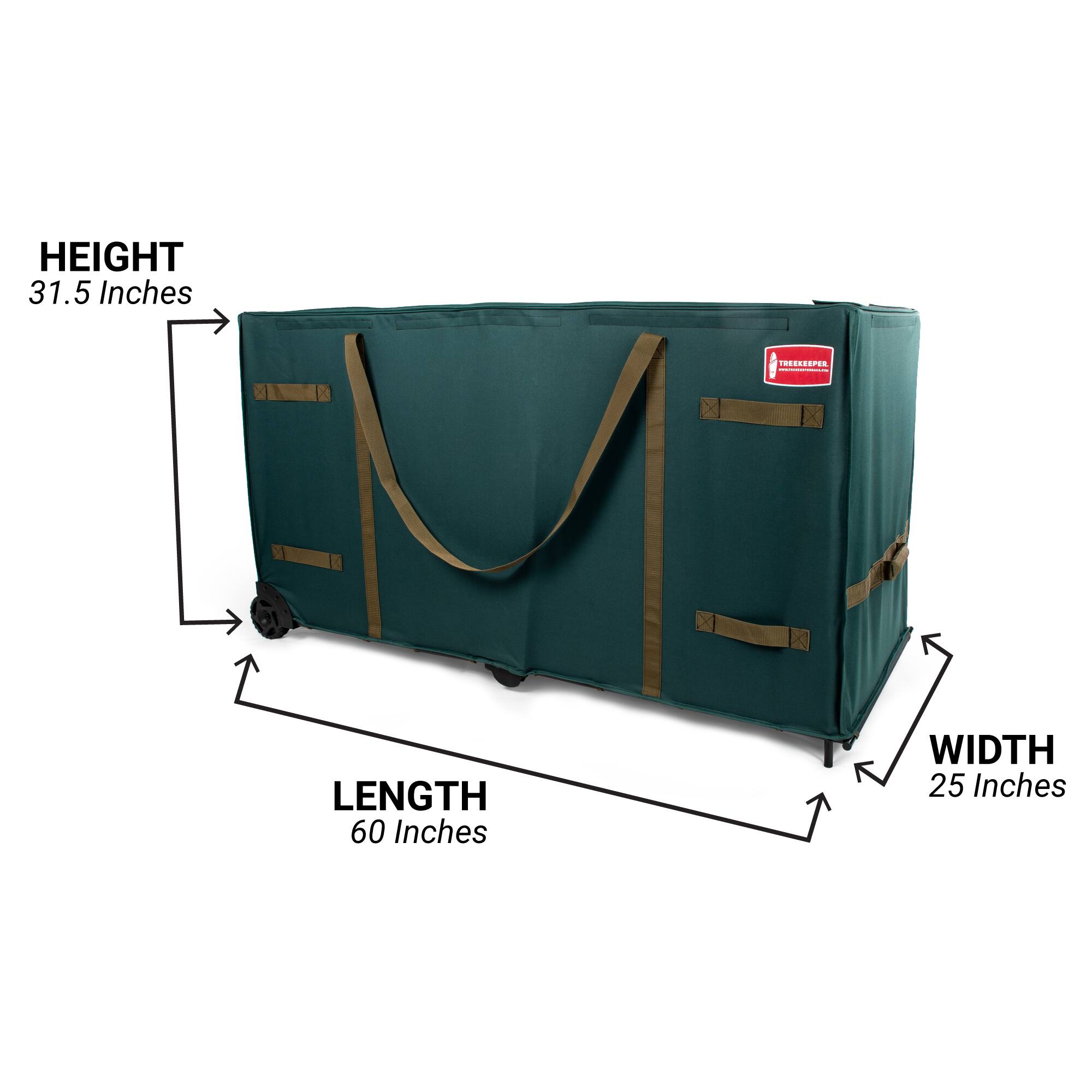 Treekeeper 9-15ft. Artificial Christmas Tree Storage Bag with Wheels