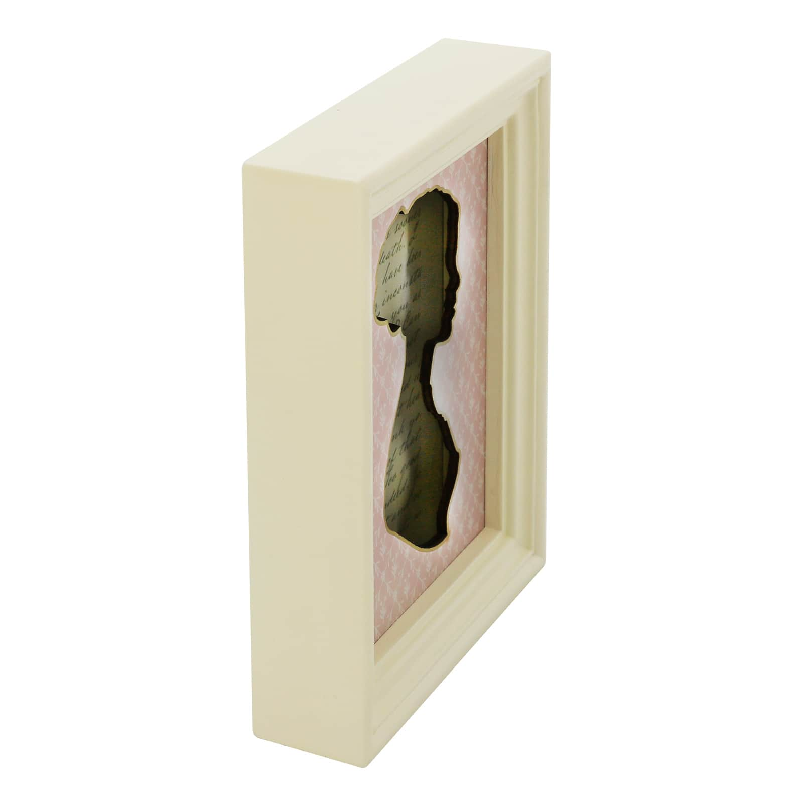 9&#x22; Female Silhouette Framed Block Tabletop D&#xE9;cor by Ashland&#xAE;