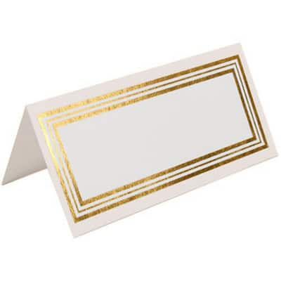 Pipilo Press 24 Pack Ivory Gold Foil Letter I Blank Note Cards with Envelopes 4x6, Initial I Monogrammed Personalized Stationery Set