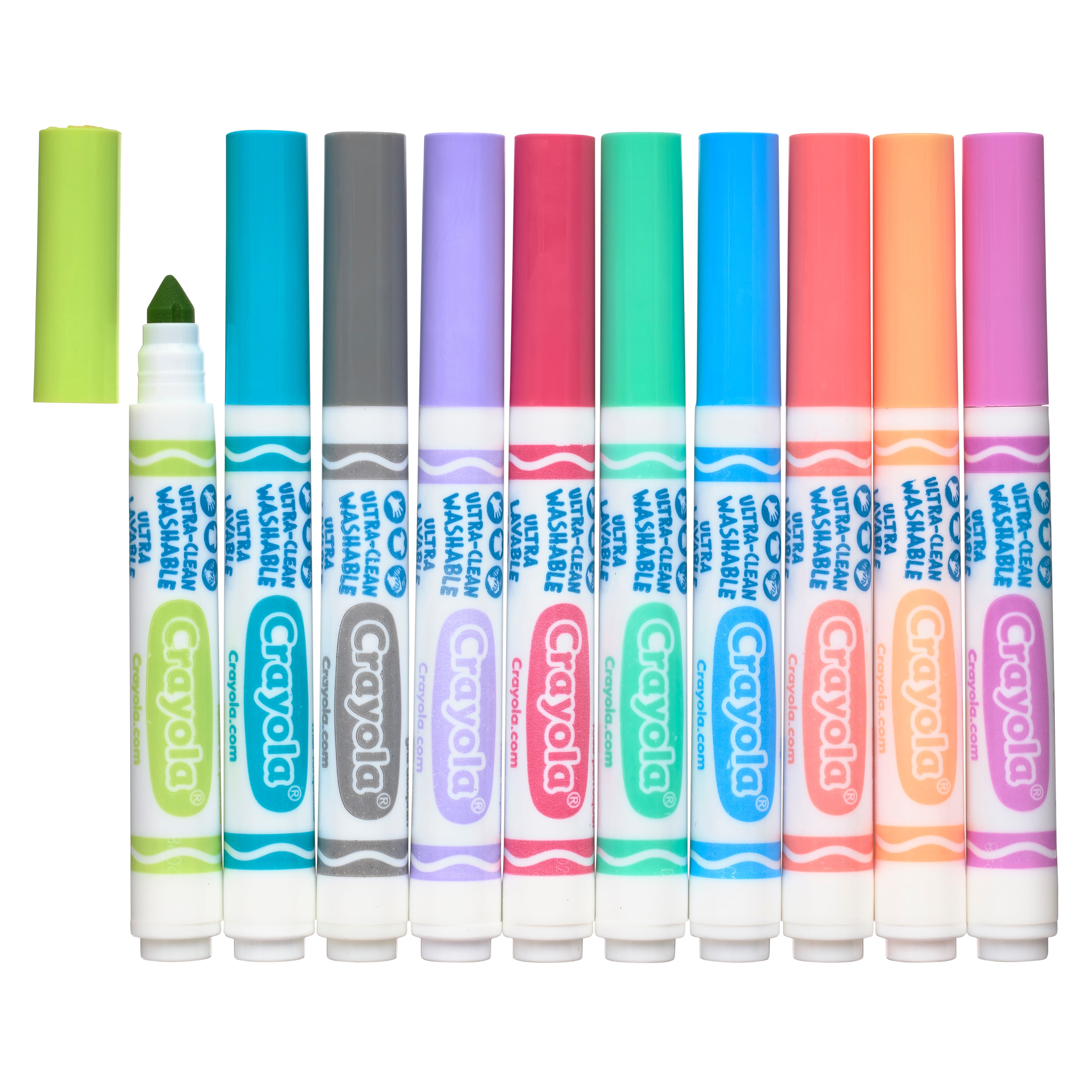 Shop for the Crayola® Ultra-Clean™ Washable Stamper Markers at Michaels