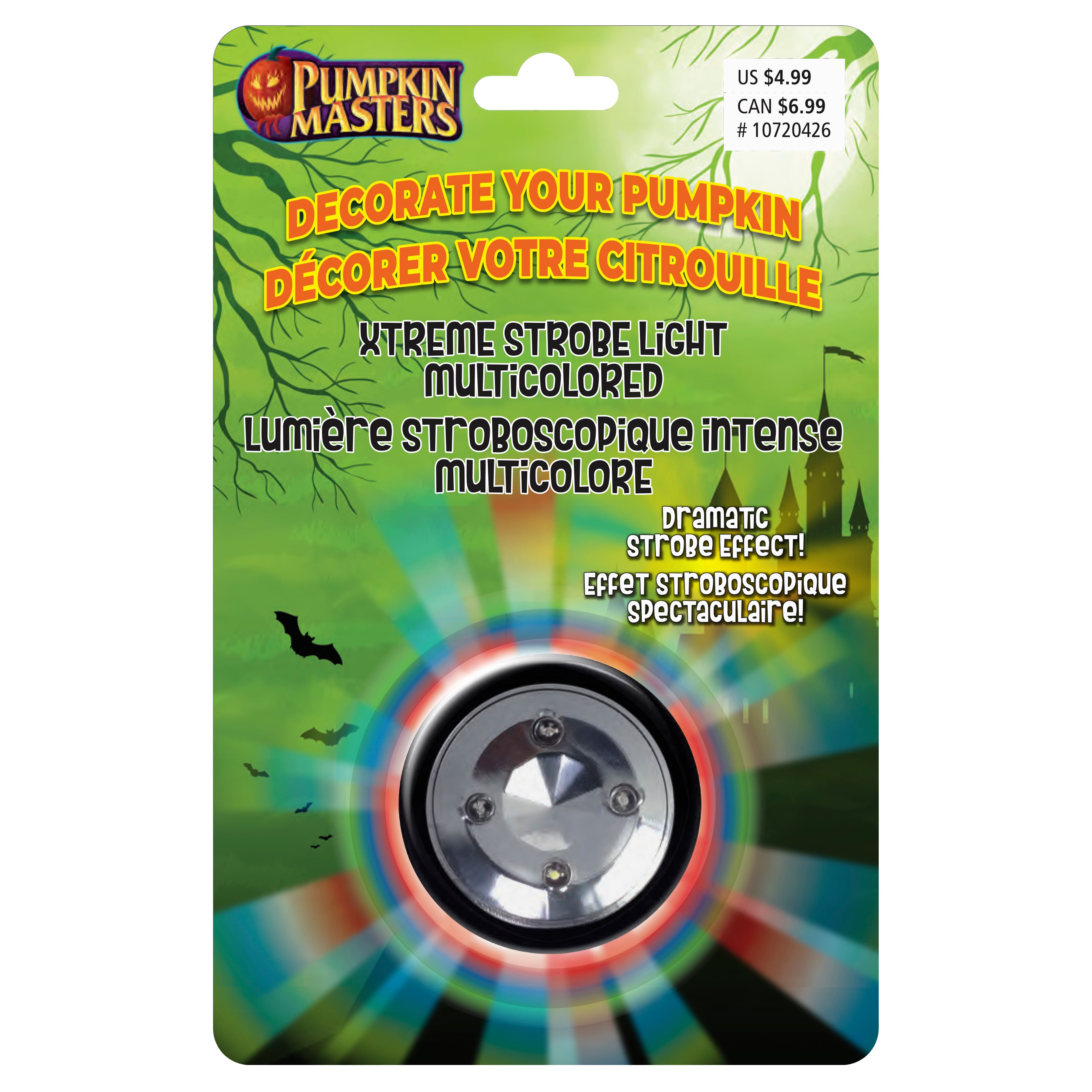 Pumpkin Masters® Xtreme Strobe Light Multicolored