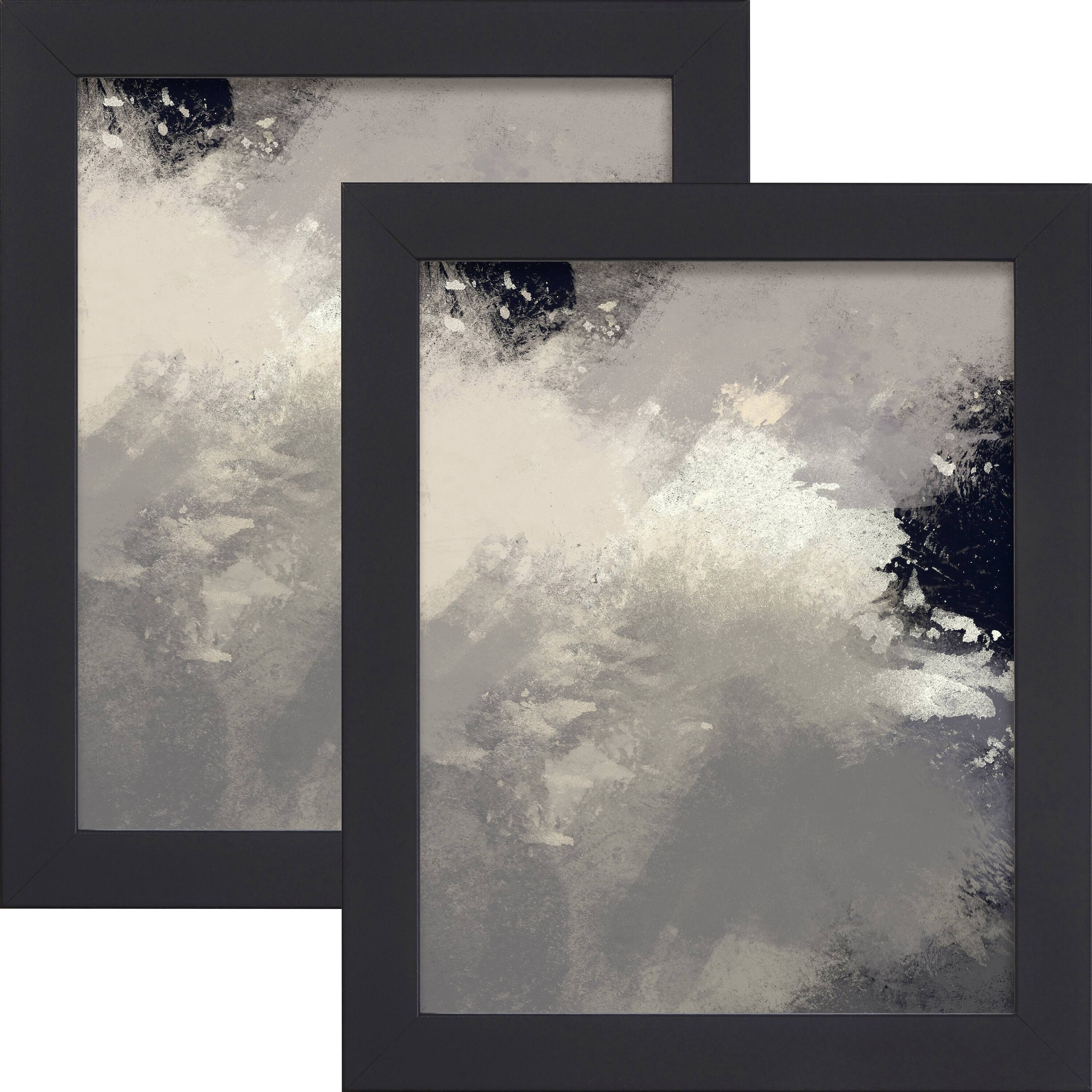 2 Pack Craig Frames Essentials Modern Black Picture Frame