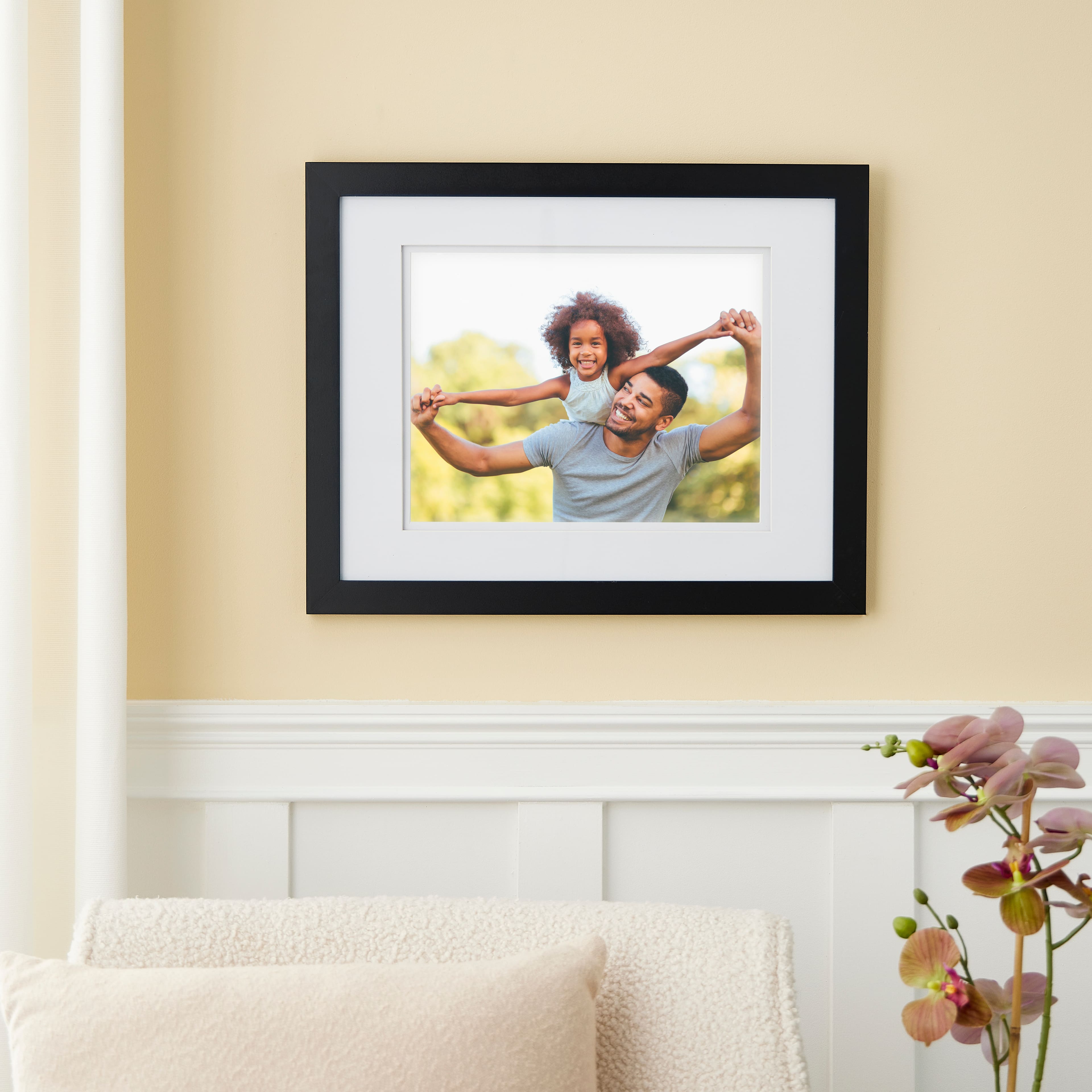 Black Gallery Wall Frame with Double Mat by Studio D&#xE9;cor&#xAE;