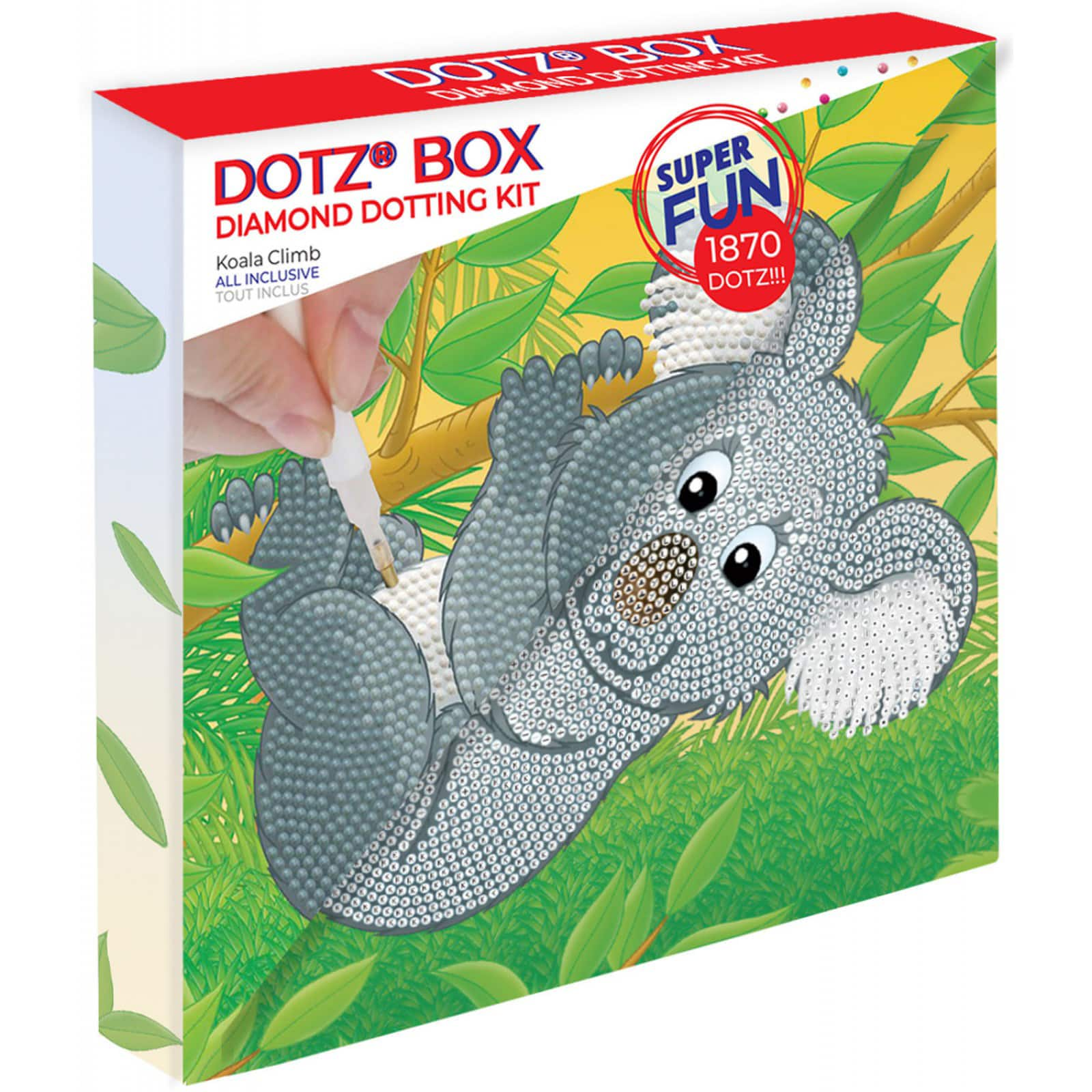 Diamond Dotz&#xAE; Koala Climb DOTZ&#xAE; BOX Diamond Painting Kit