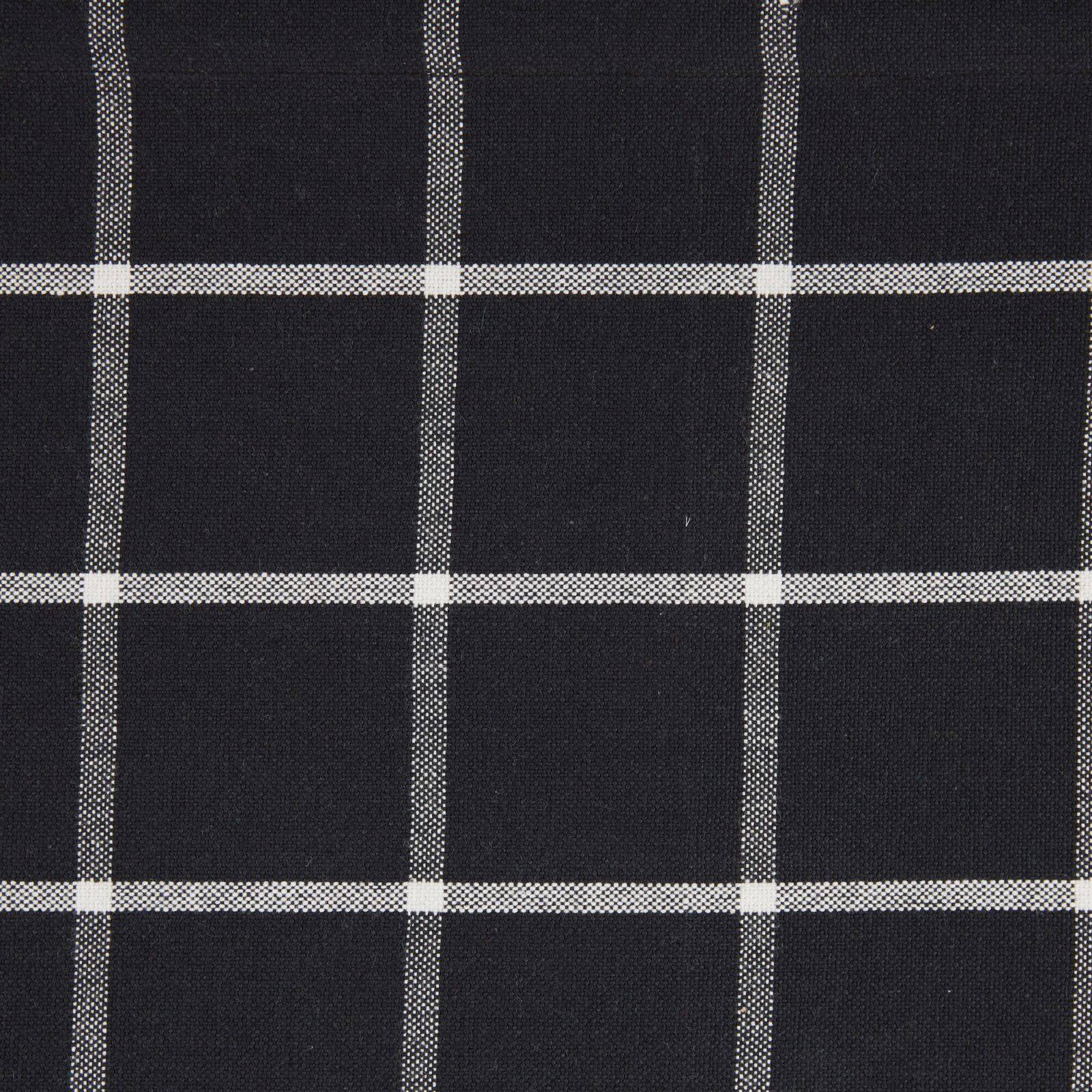 DII&#xAE; Black Check Placemats, 6ct.