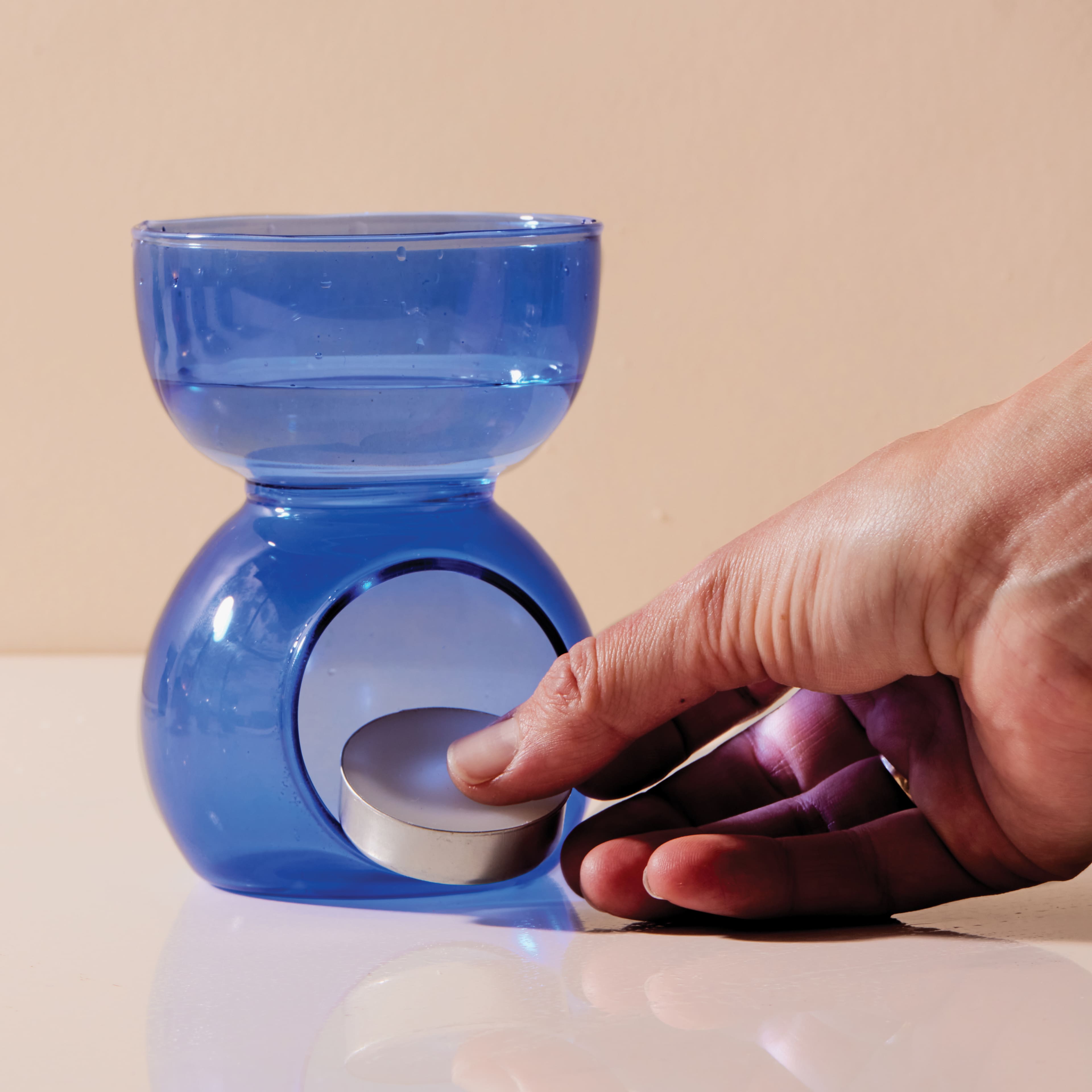 Paddywax Glass Essential Oil Burner &#x26; Tealight Candle