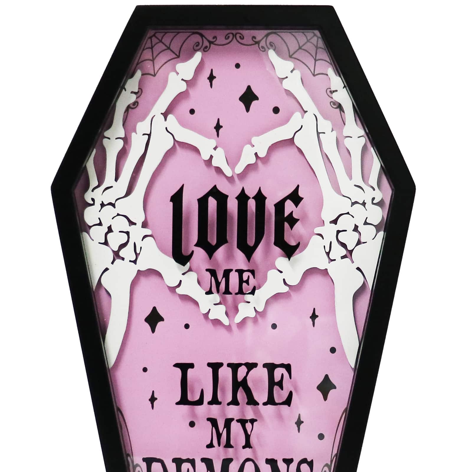 Love Me Like My Demons Do Coffin Sign by Ashland&#xAE;