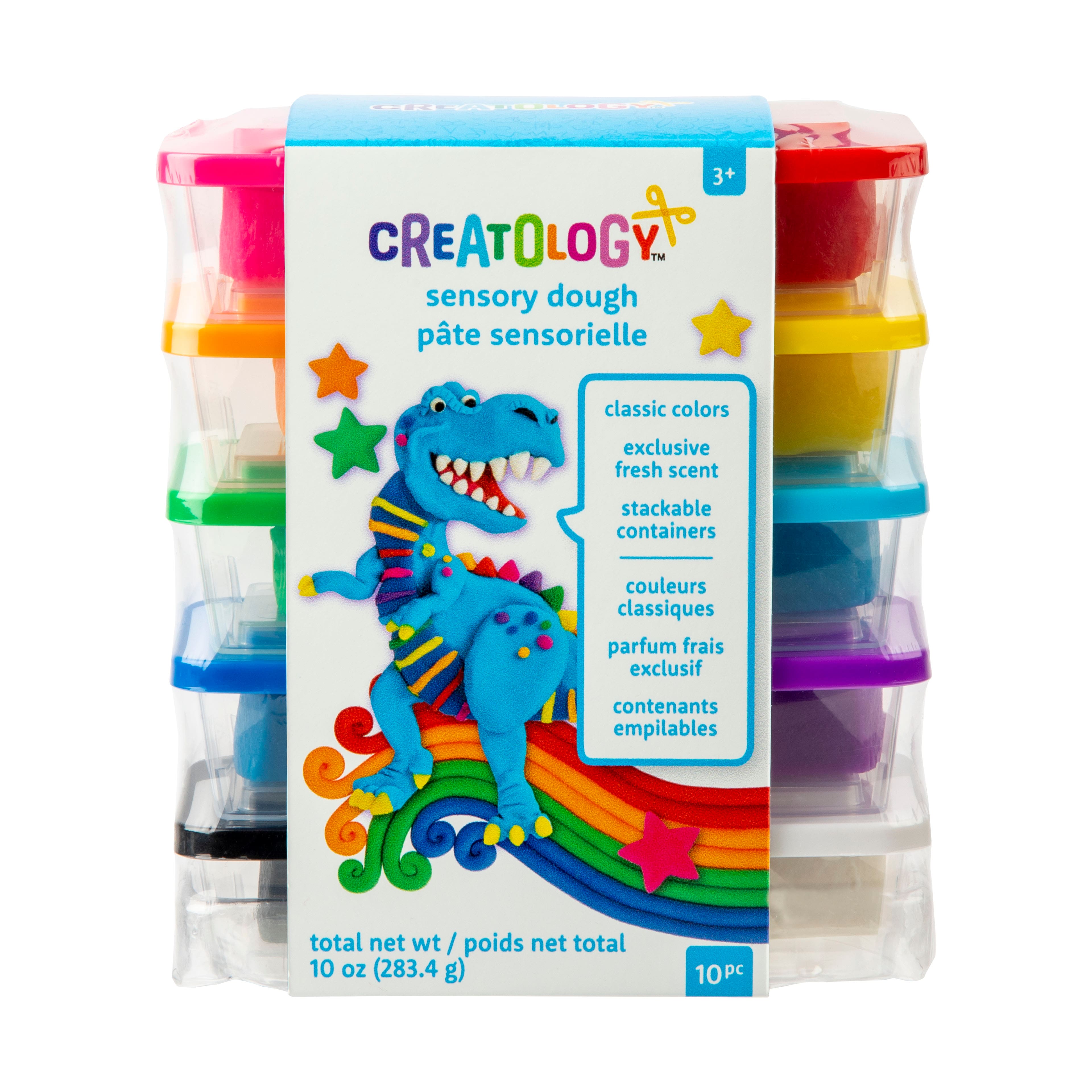 Spring 6-pack Scented Playdough With Pastel Colors & Spring Scents