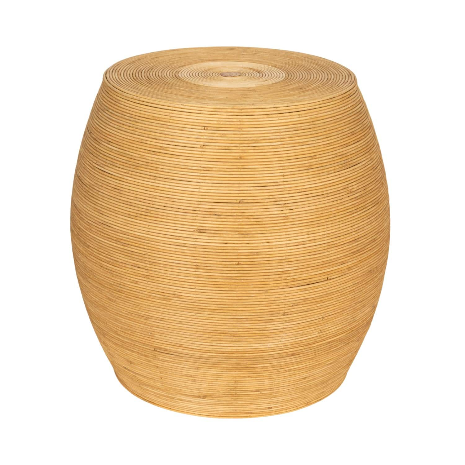 Small Rattan Round Accent Table