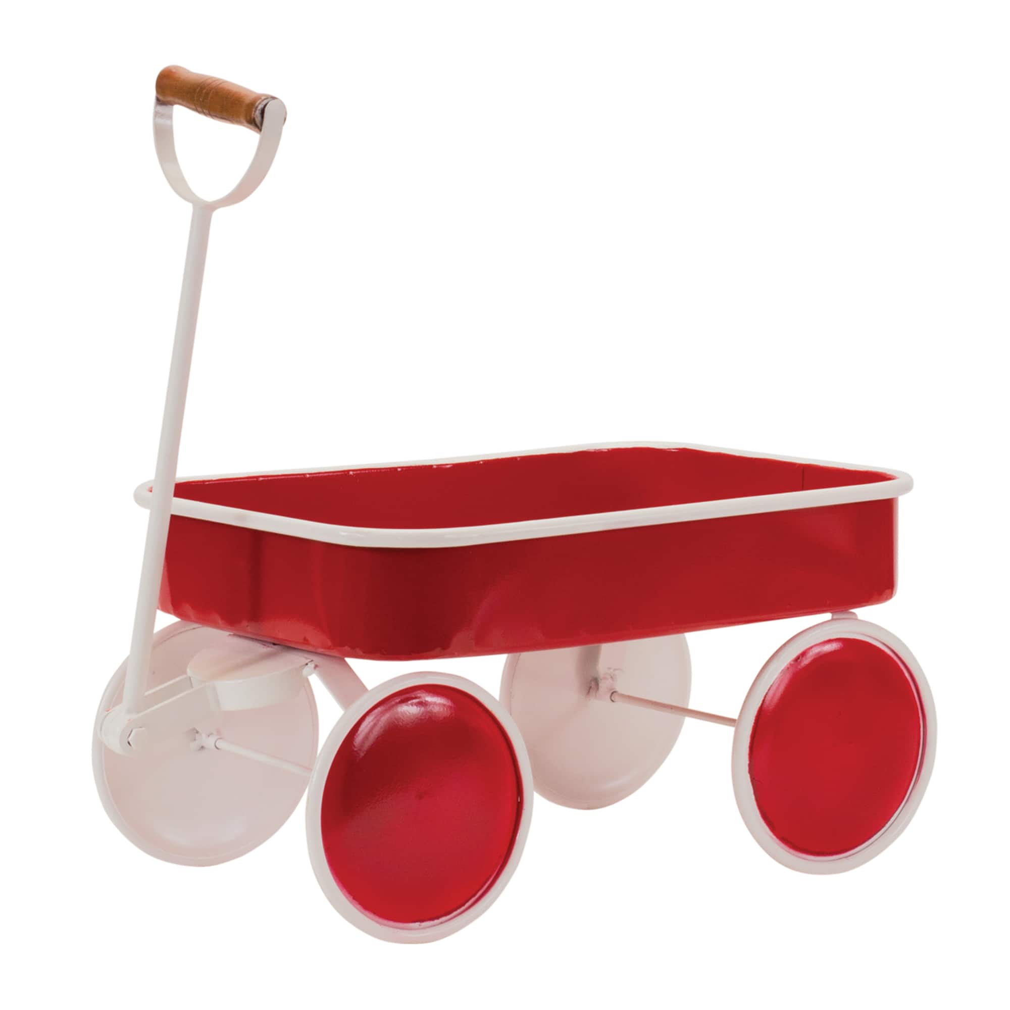 Metal Wagon D&#xE9;cor Set, 18&#x22; &#x26; 14.25&#x22;