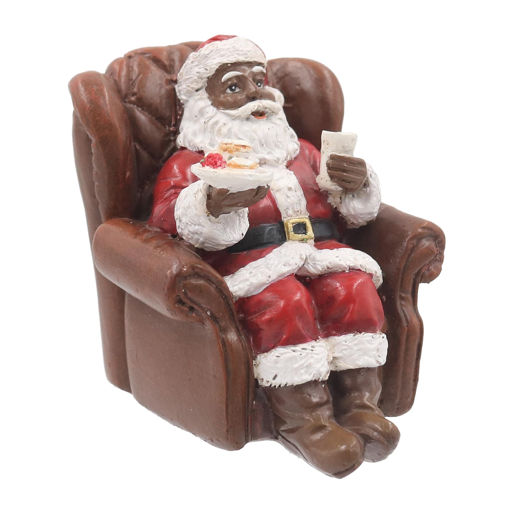 Mini Santa with Milk &#x26; Cookies Decoration by Ashland&#xAE;