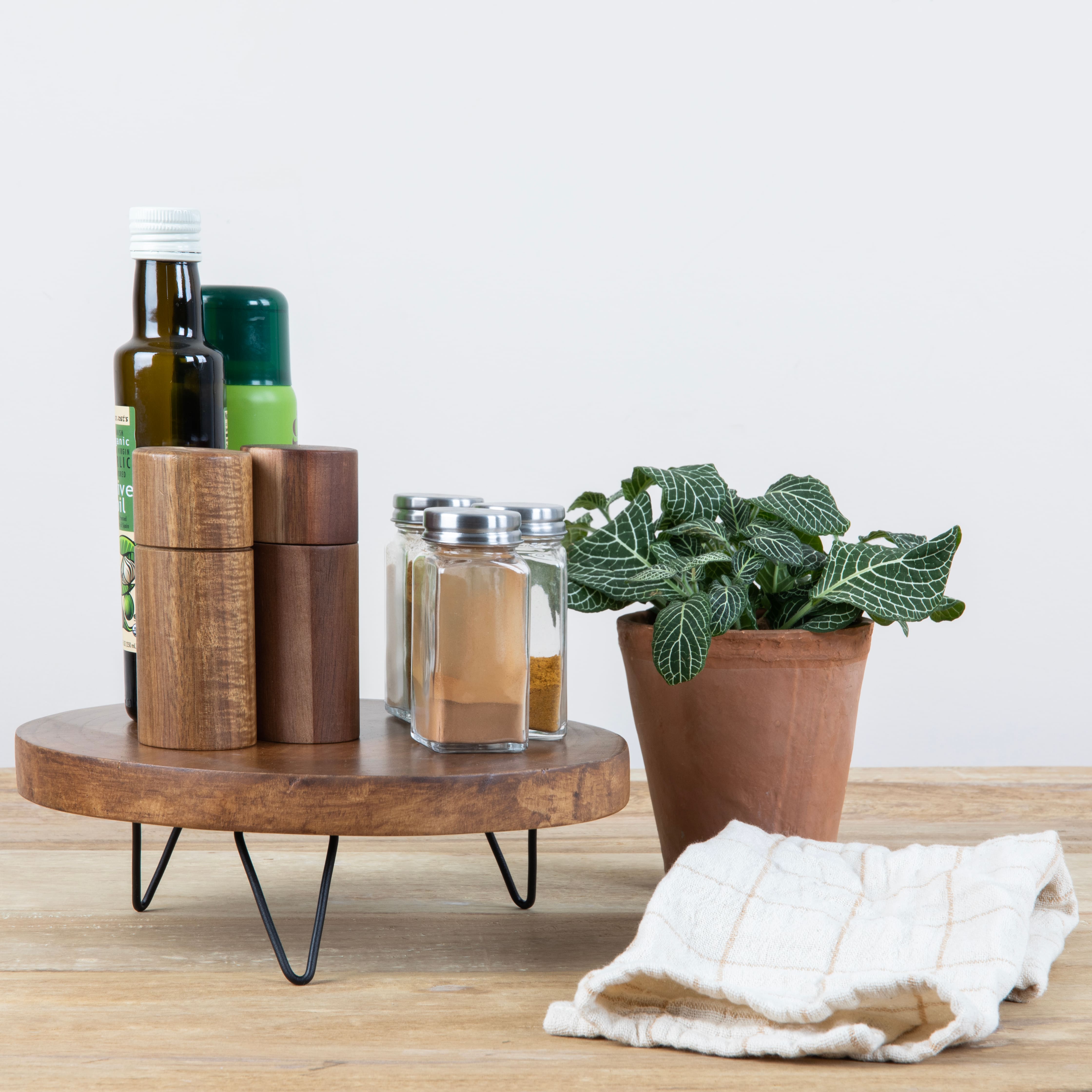 Hello Honey&#xAE; Decorative Paulownia Wood Pedestal
