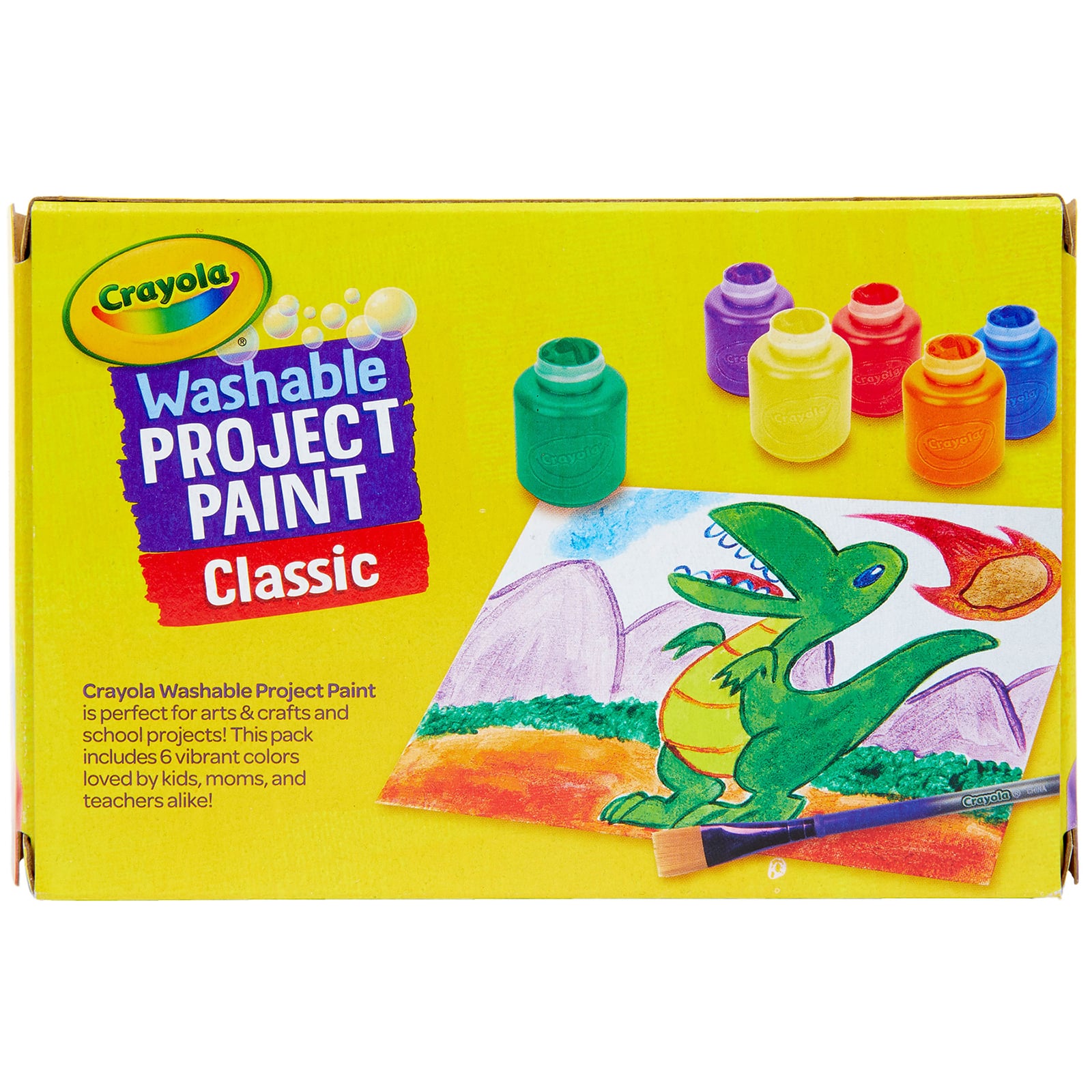 Crayola Kids Paint Washable Classic Colors Bottles - 6 Count - Safeway
