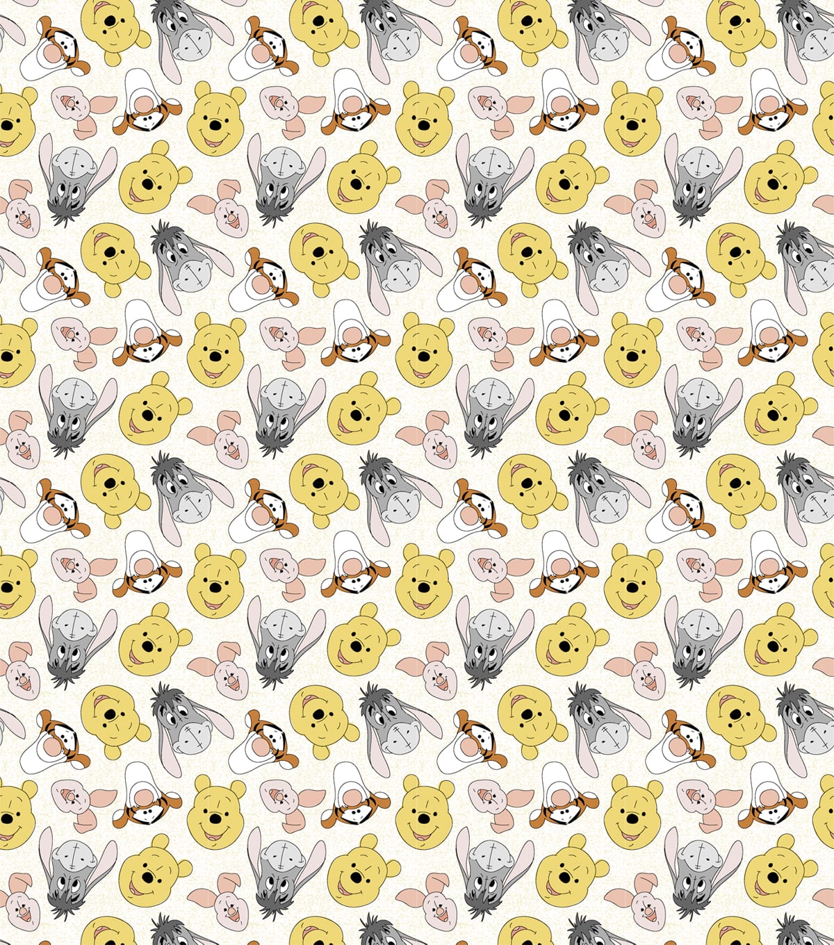 Disney Pooh &#x26; Friends Tossed Cotton Fabric