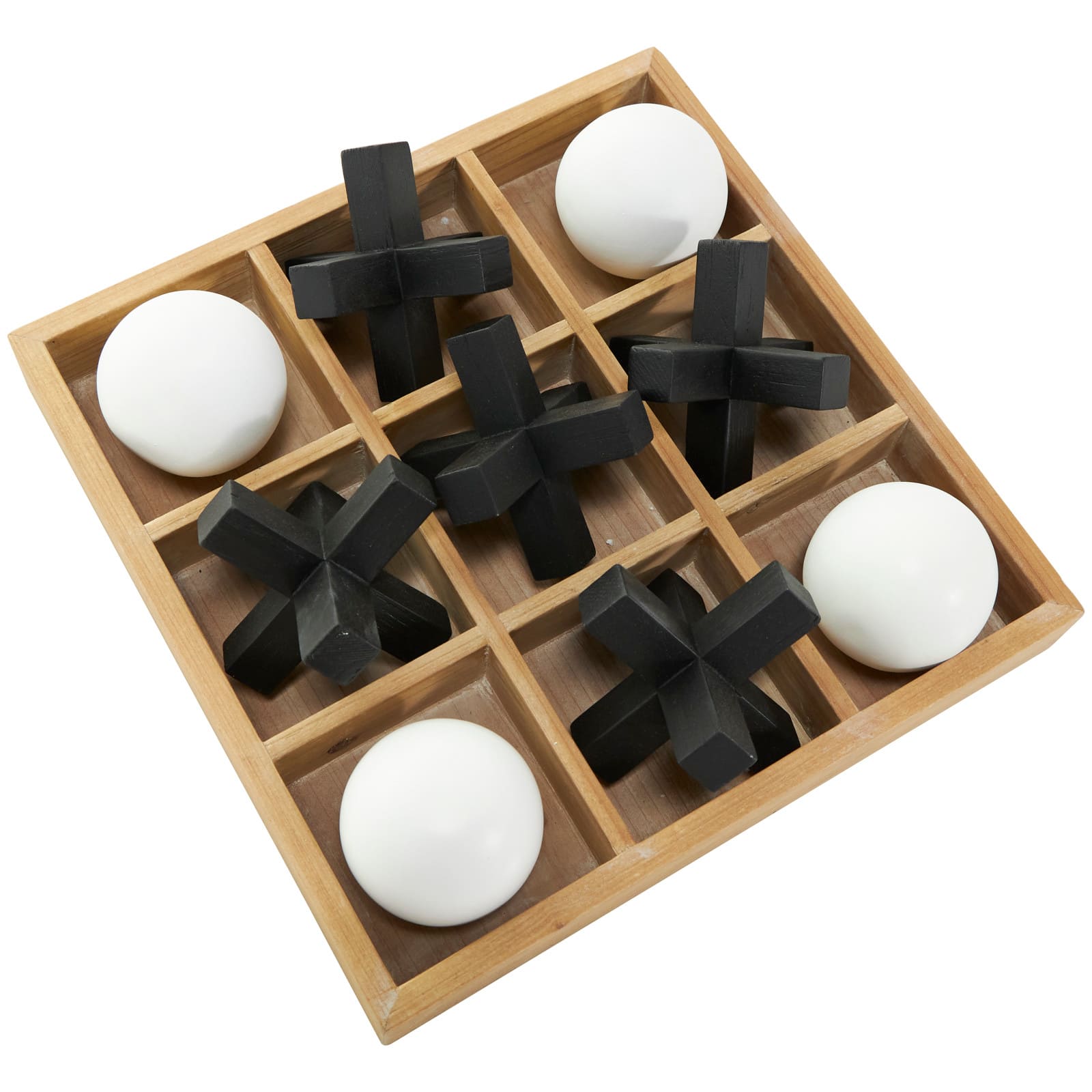 12&#x22; Decorative Tic-Tac-Toe Game Set