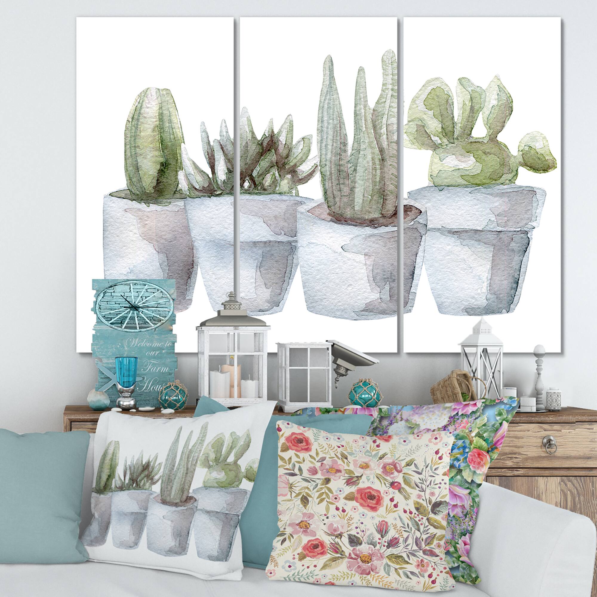 Designart - Cactus and Succulent House Plants V