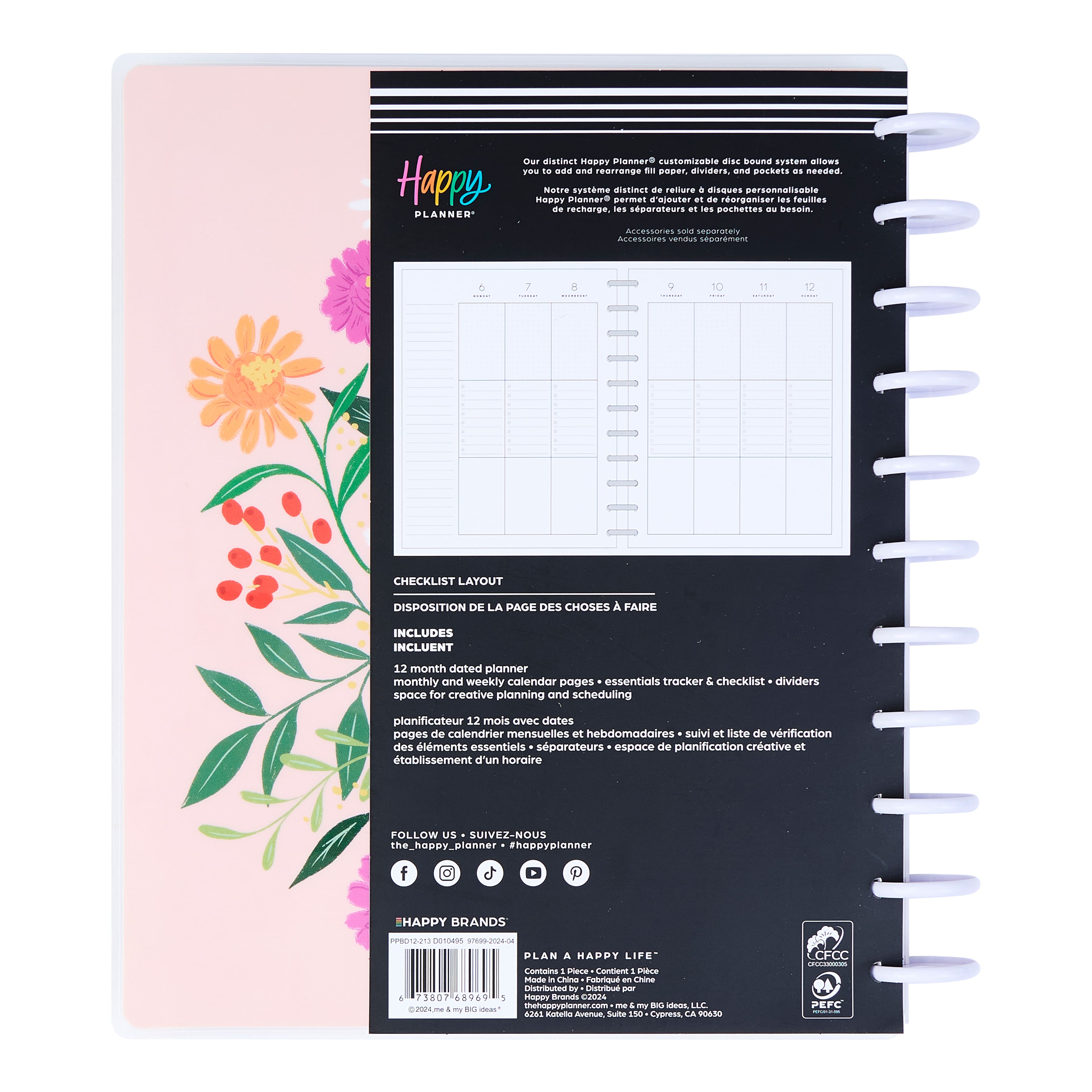 The Big Happy Planner&#xAE; Blooming Bouquet