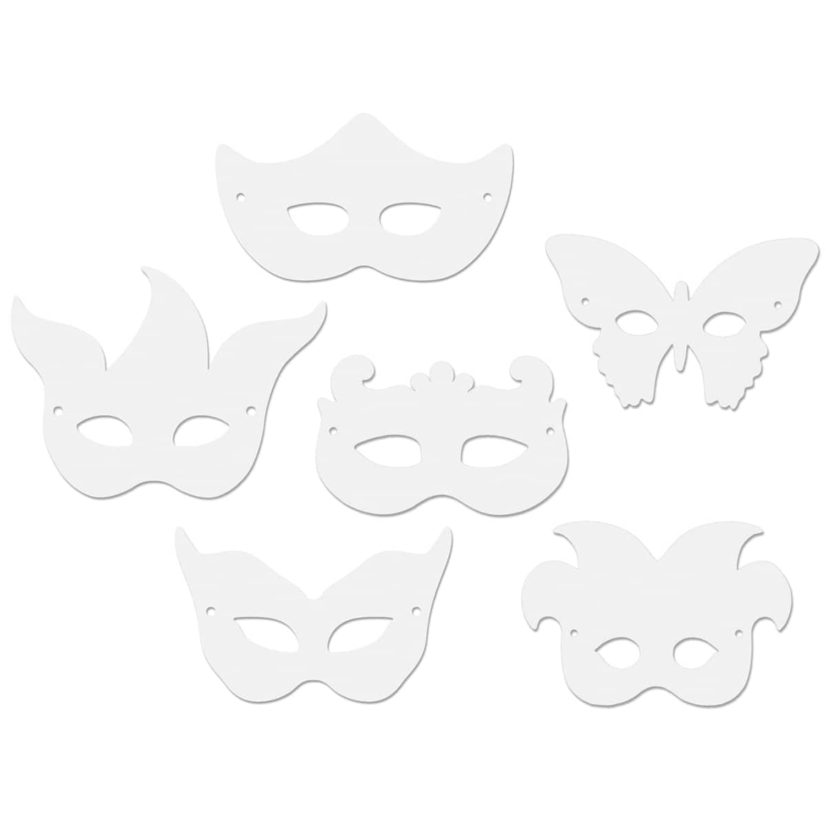 Creativity Street® Paper Mardi Gras Masks, 24ct.