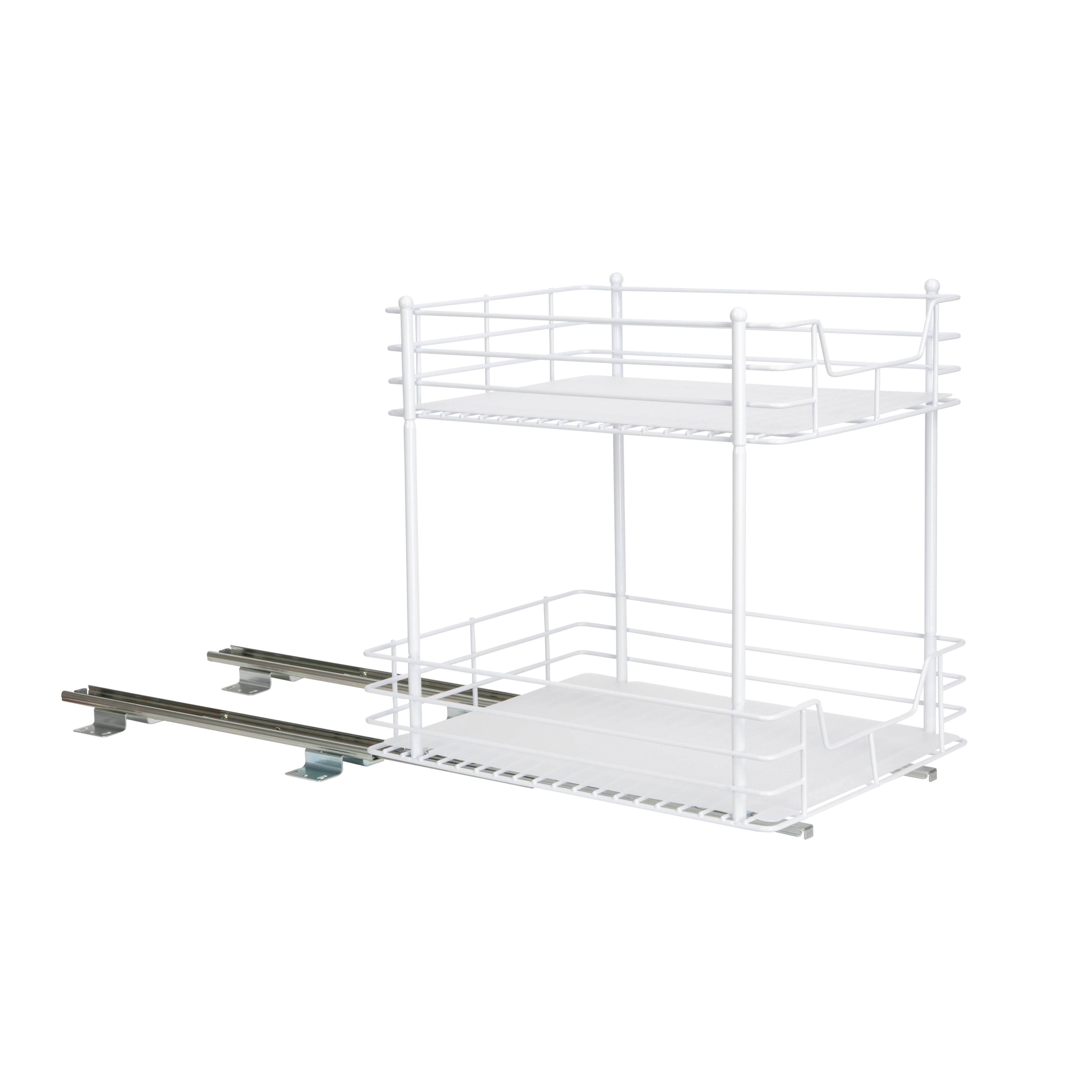 Household Essentials Glidez 2-Tier Cabinet Organizer