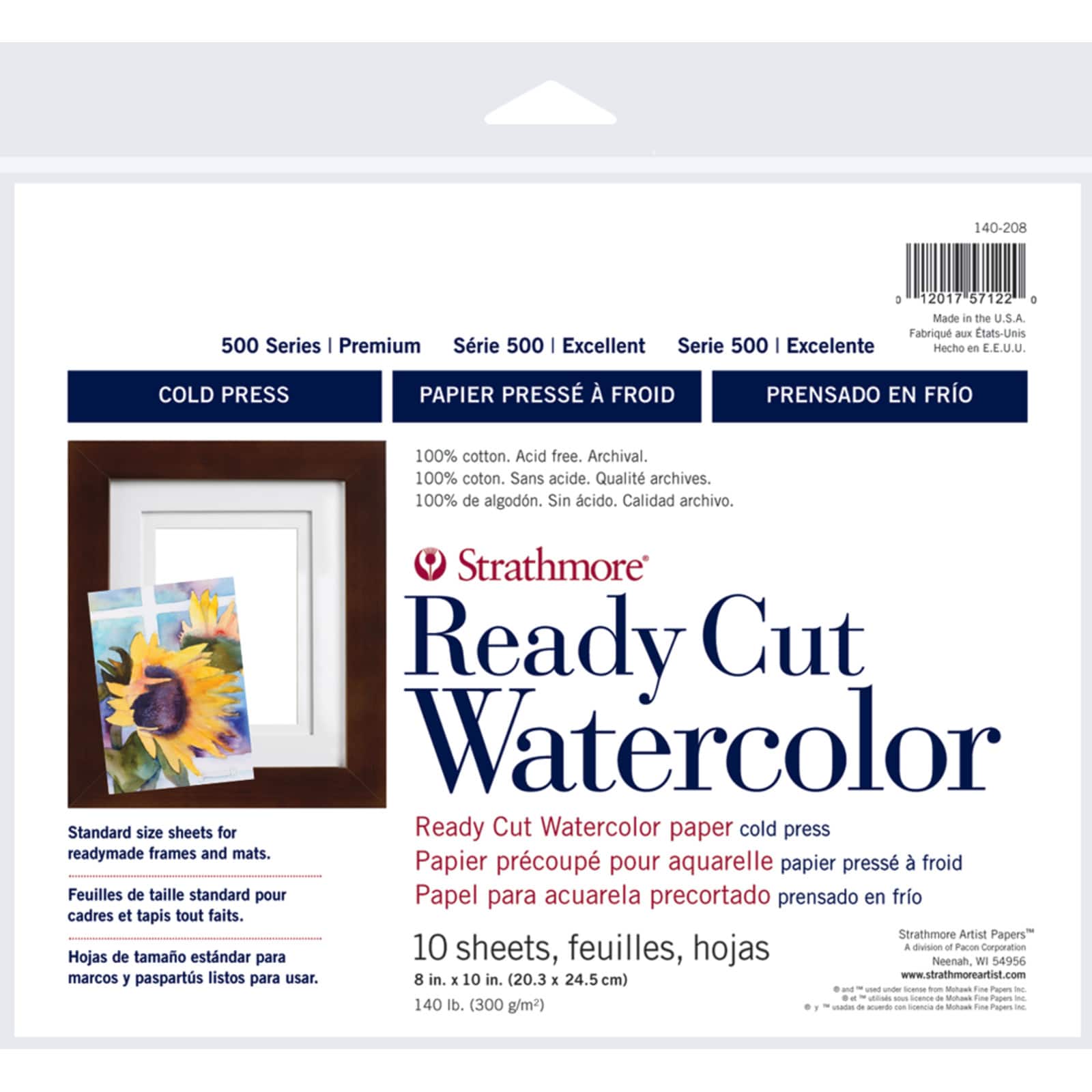 Strathmore&#xAE; 500 Series Cold Press Ready Cut Watercolor Paper