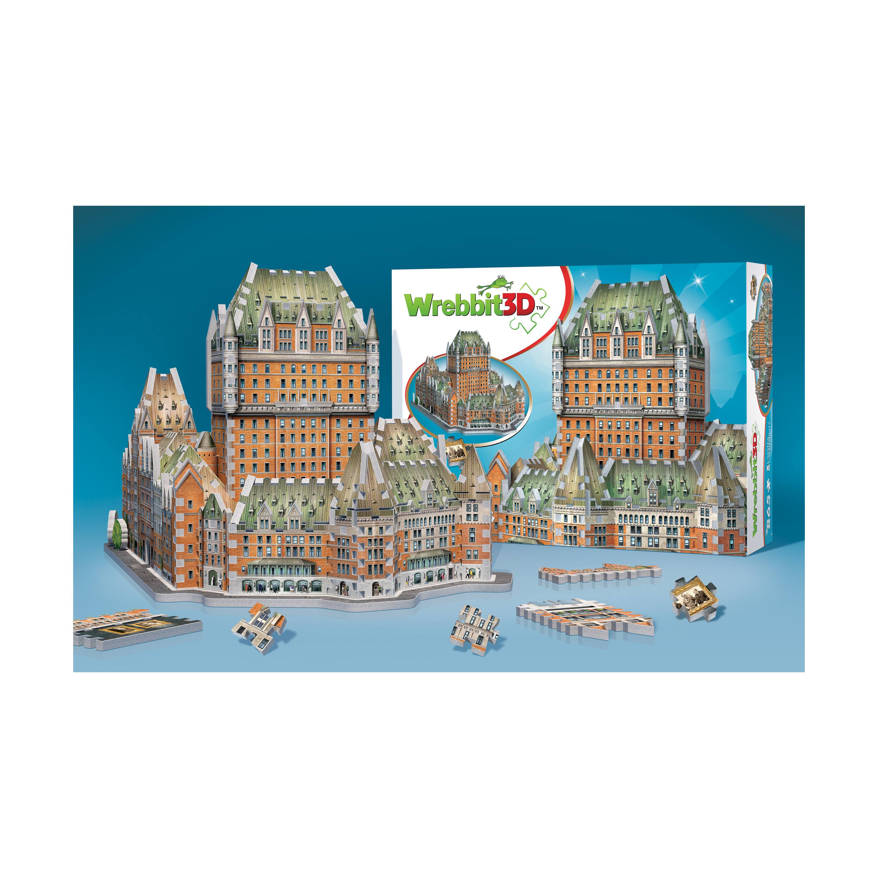 Castles & Cathedrals - Le Chateau Frontenac 3D Puzzle: 865 Pcs