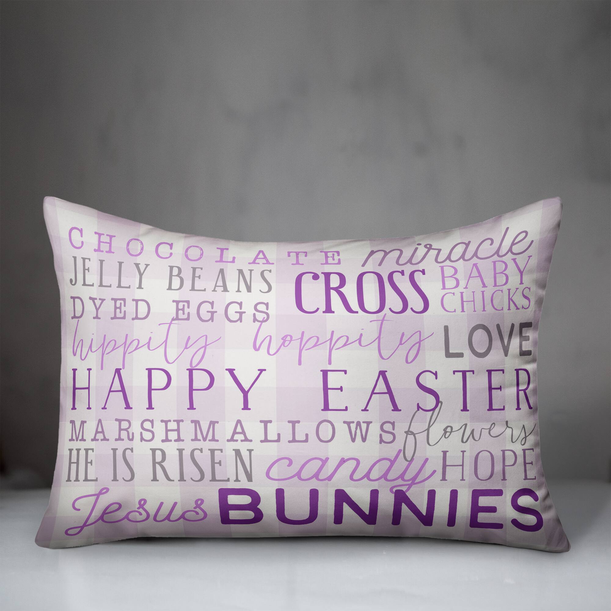 Easter Day Words 2 14" x 20" Indoor / Outdoor Pillow