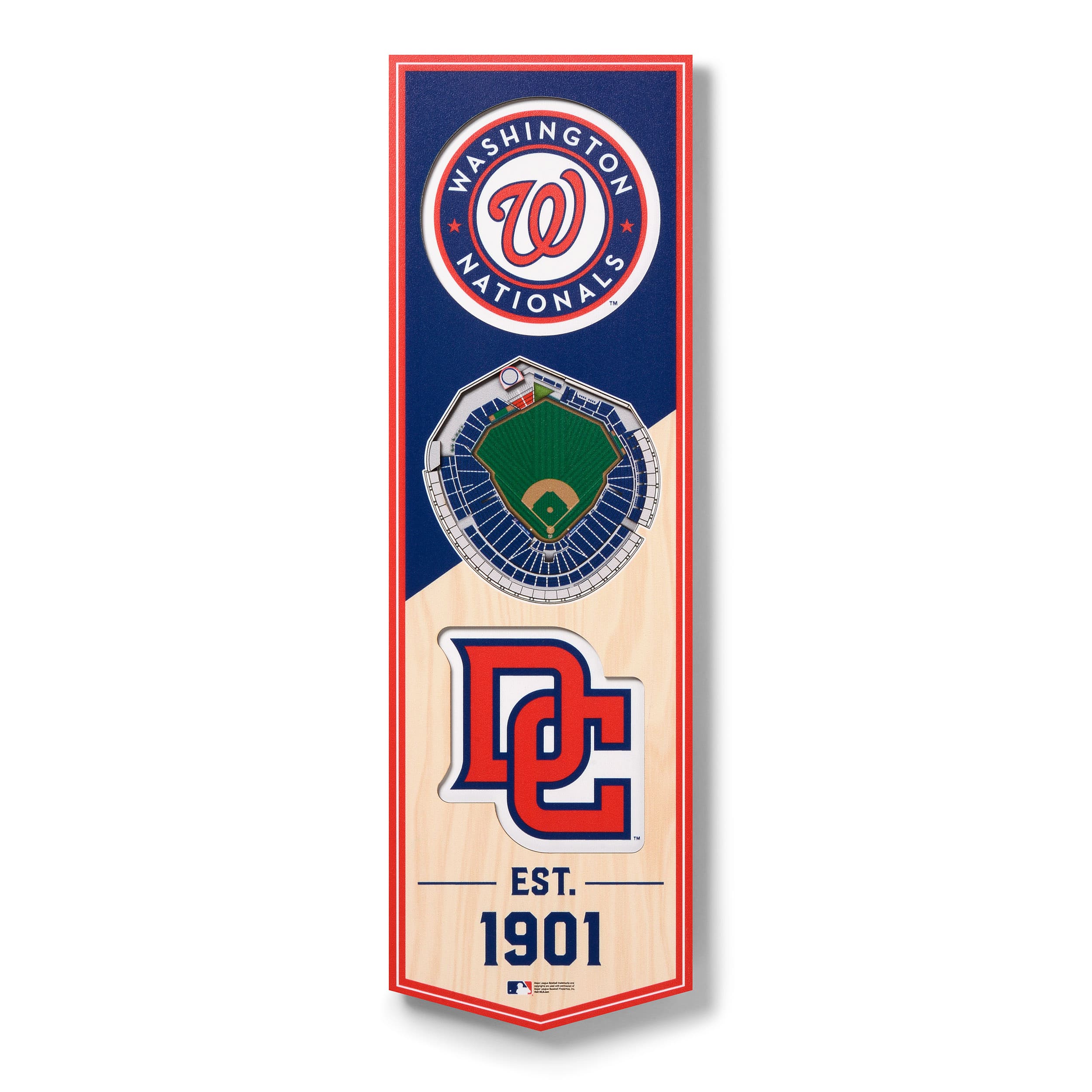 MLB Atlanta Braves 6x19 Stadium 3D View Banner