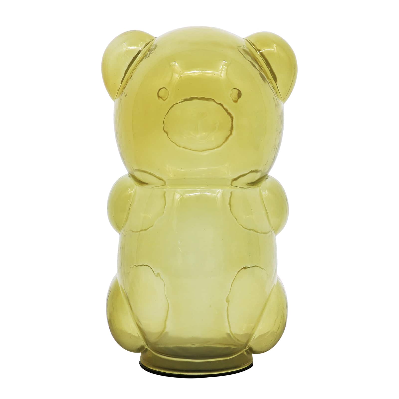 8&#x22; Yellow Glass Bear Tabletop D&#xE9;cor by Ashland&#xAE;