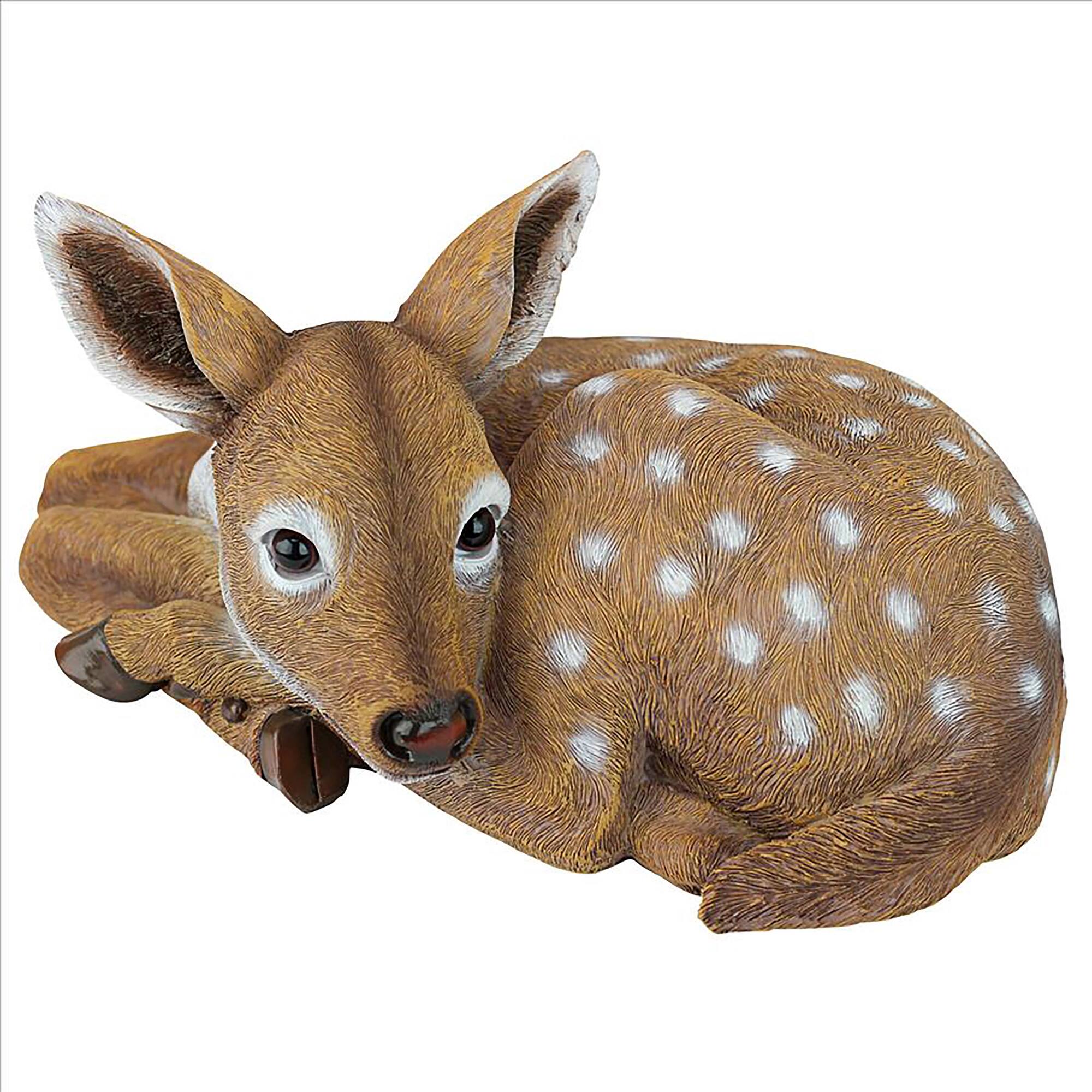 Design Toscano 13" Hershel the Forest Fawn Baby Deer Statue