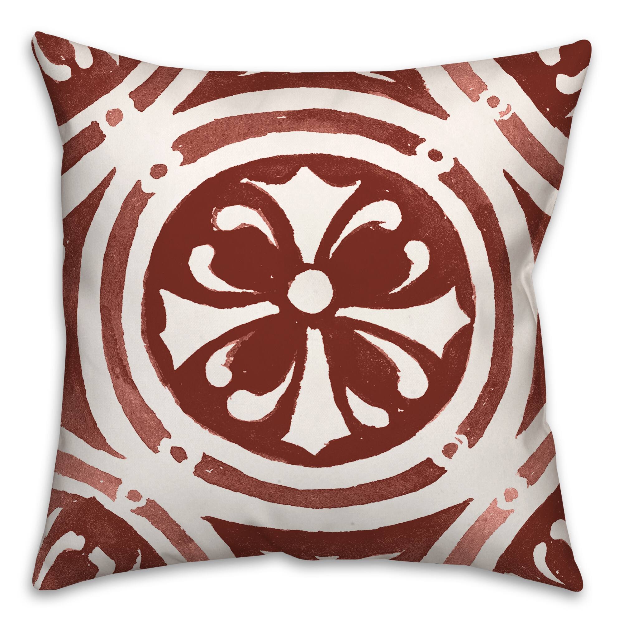 Unique Tile 18" x 18" Throw Pillow
