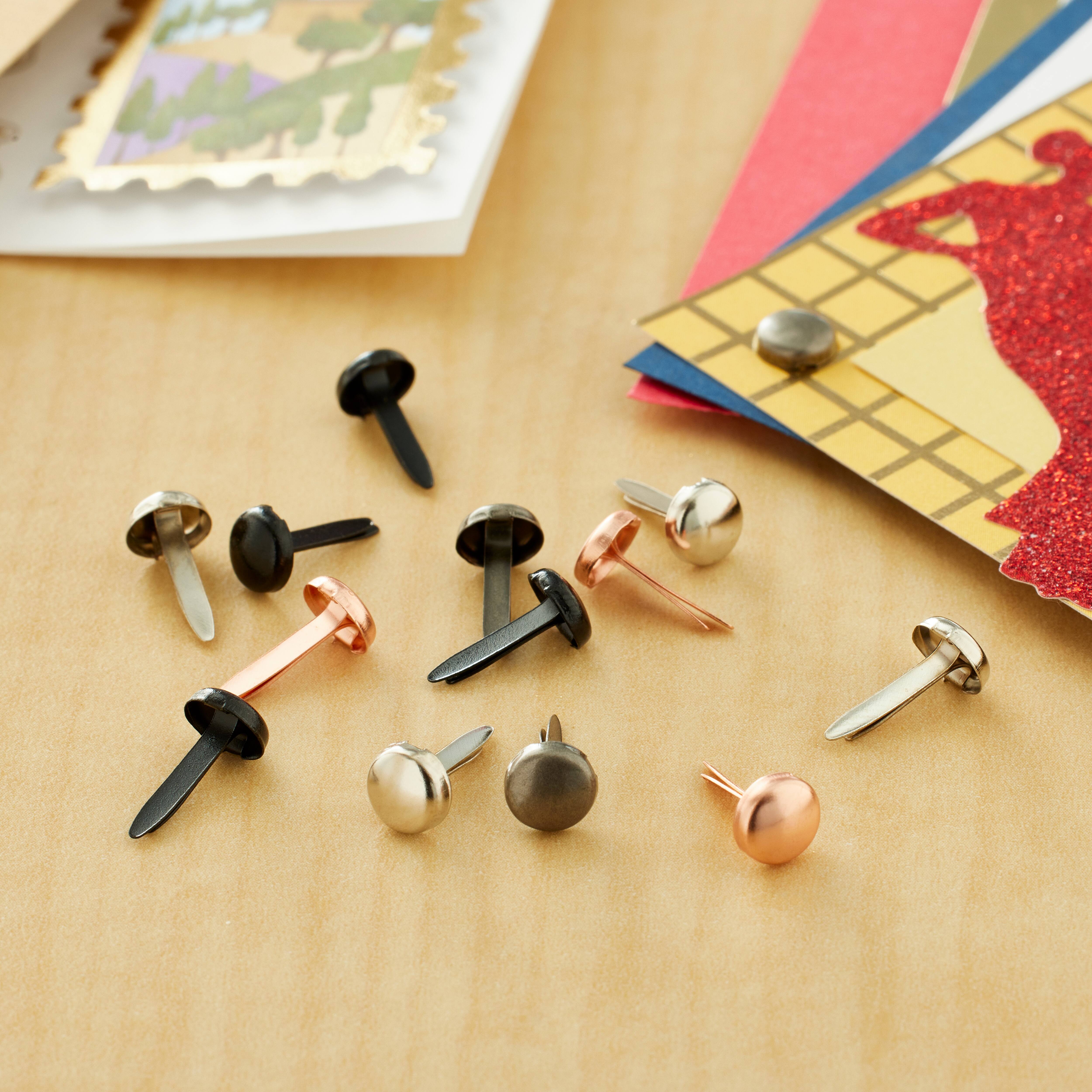 12 Packs: 80 ct. (960 total) Metallic Circle Brads by Recollections™