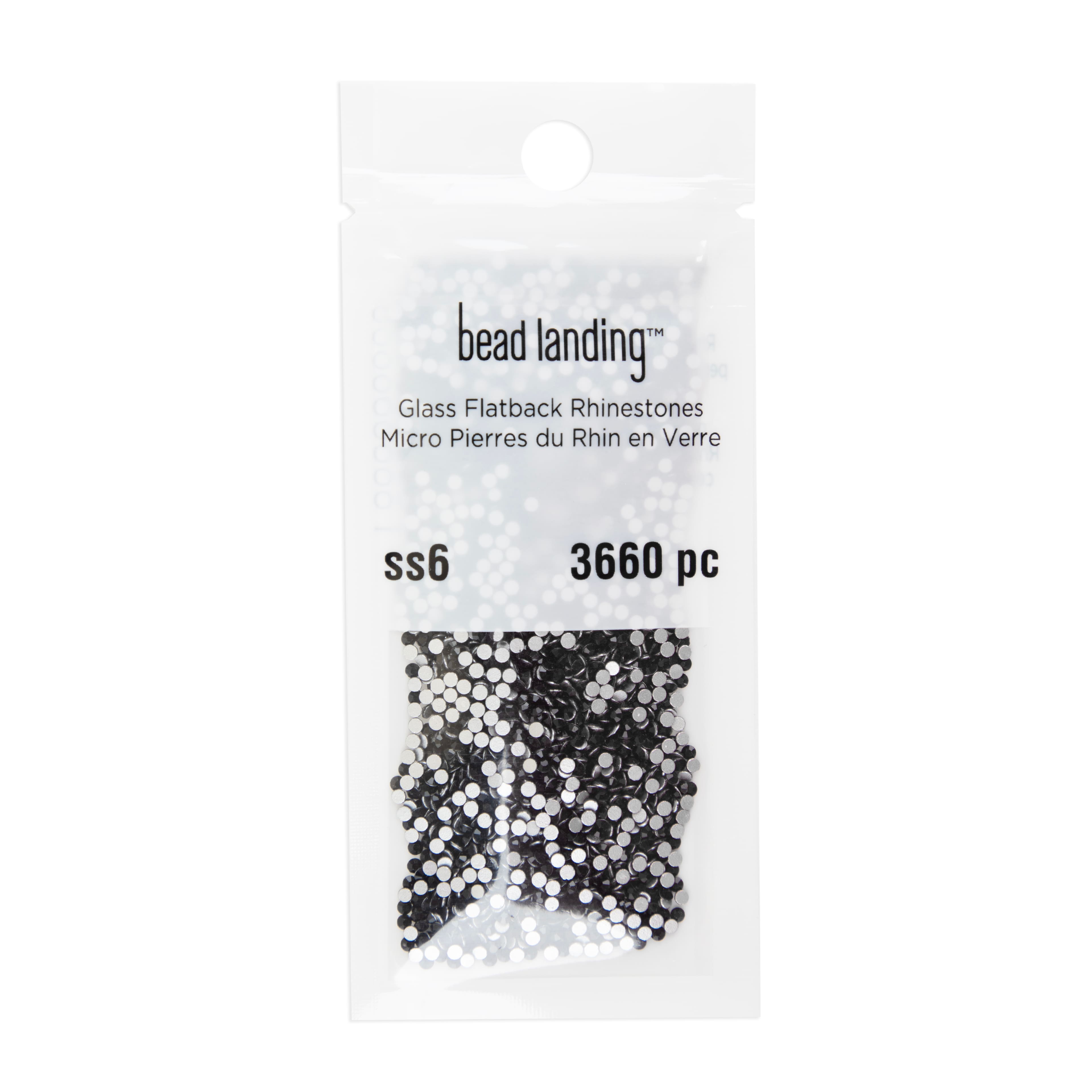 12 Pack: SS6 Glass Flatback Rhinestones by Bead Landing™