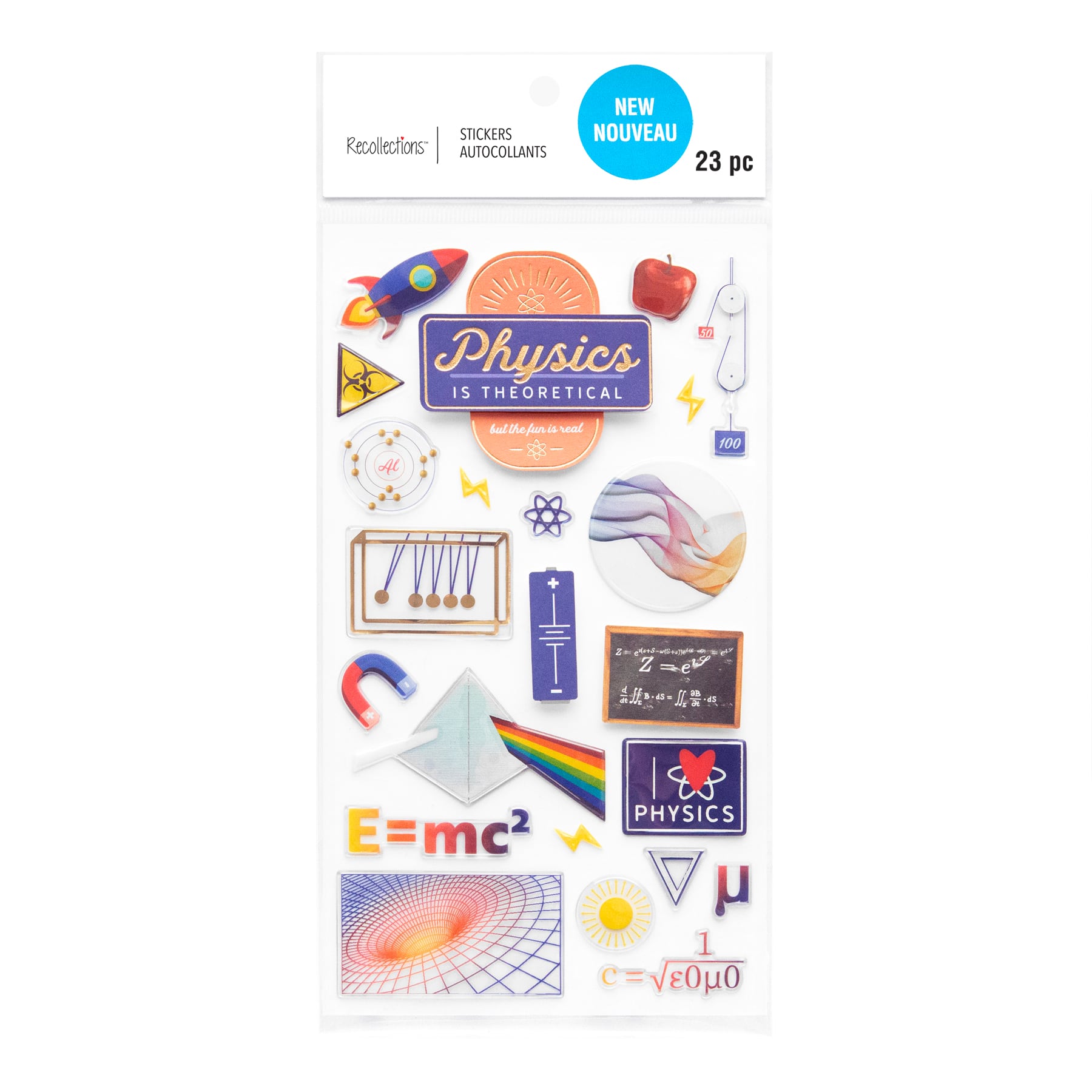 Physics Dimensional Stickers by Recollections&#x2122;