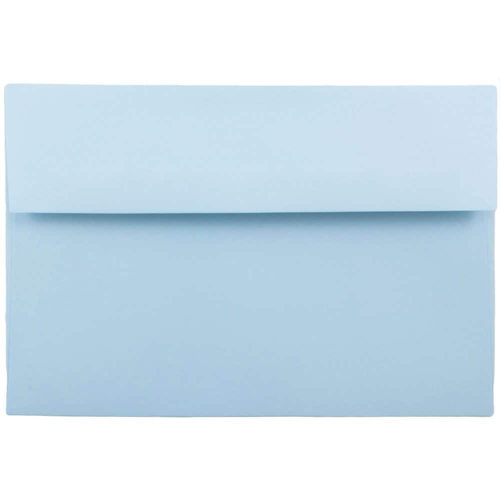 JAM Paper A10 Pastel Baby Blue Invitation Envelopes