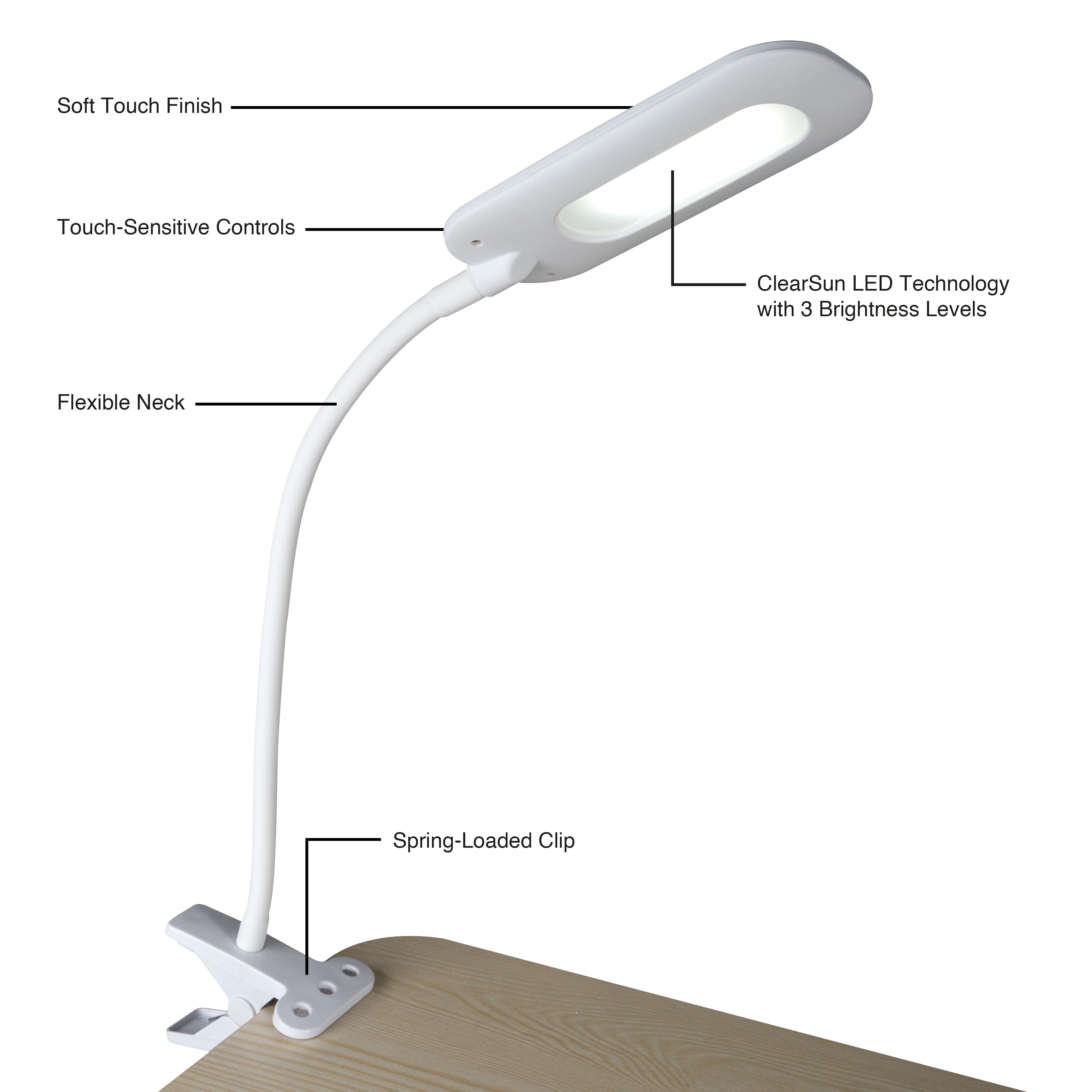 OttLite Flexible Soft Touch LED Clip