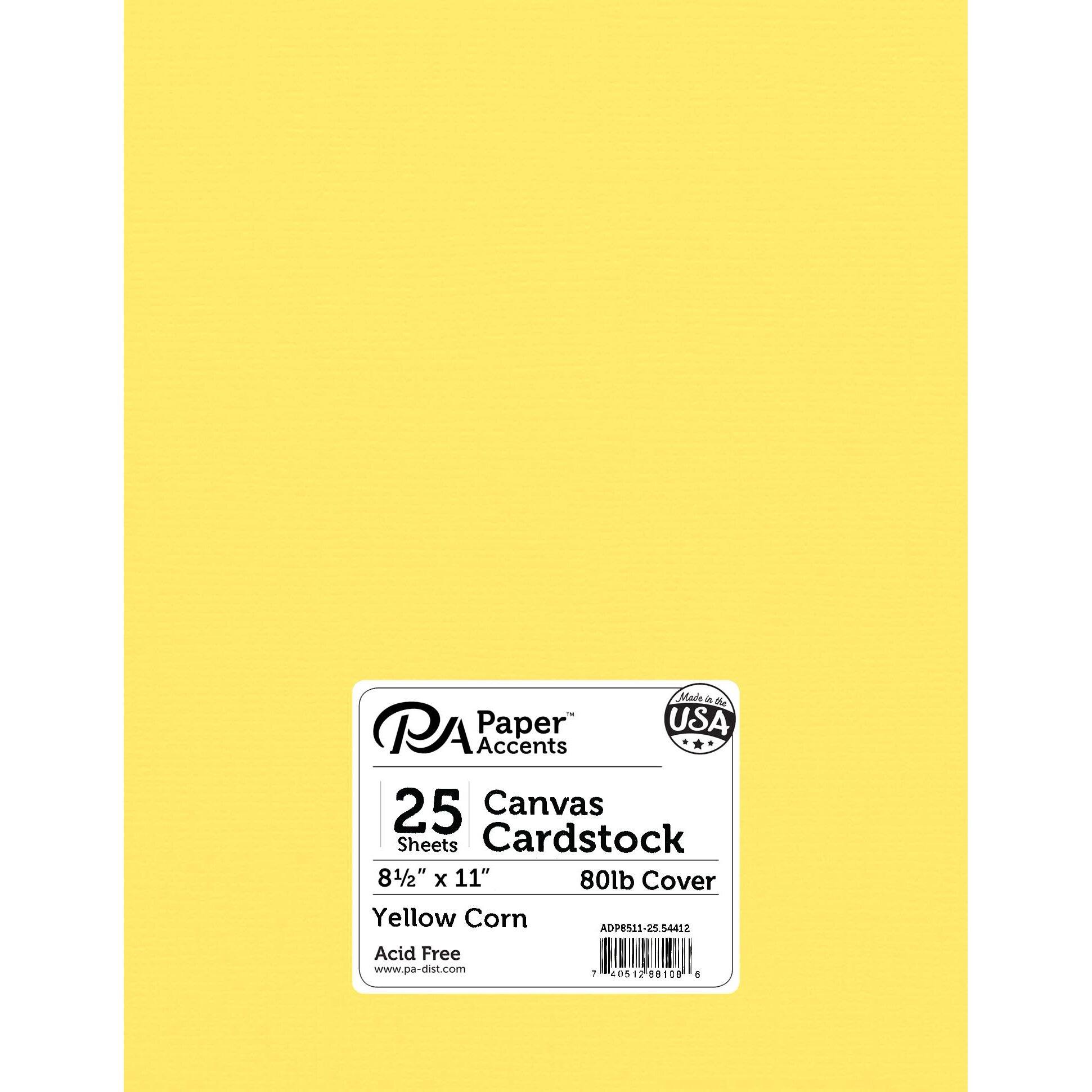Yellow Card Stock - Fine Cardstock