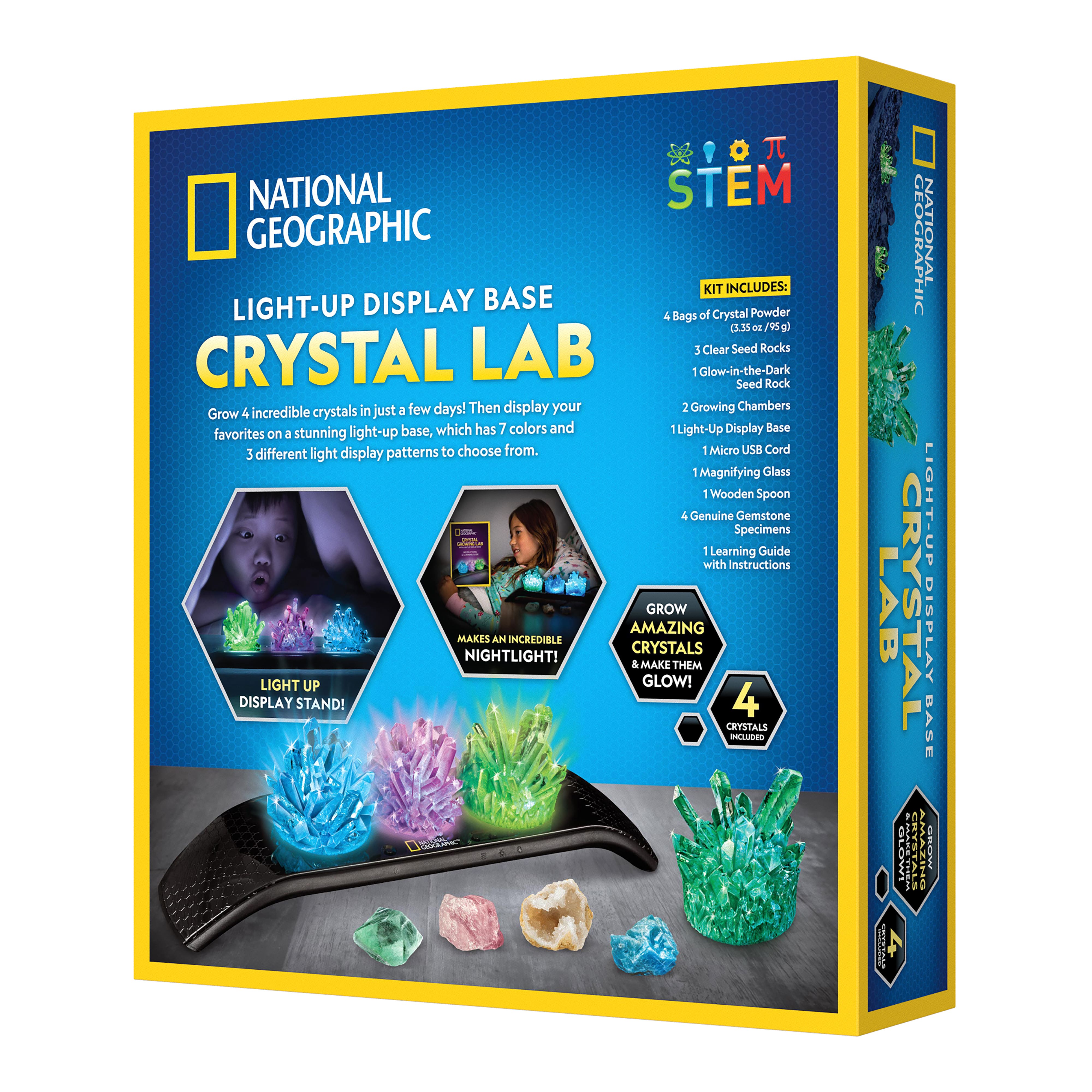 National Geographic Light-Up Display Base Crystal Lab