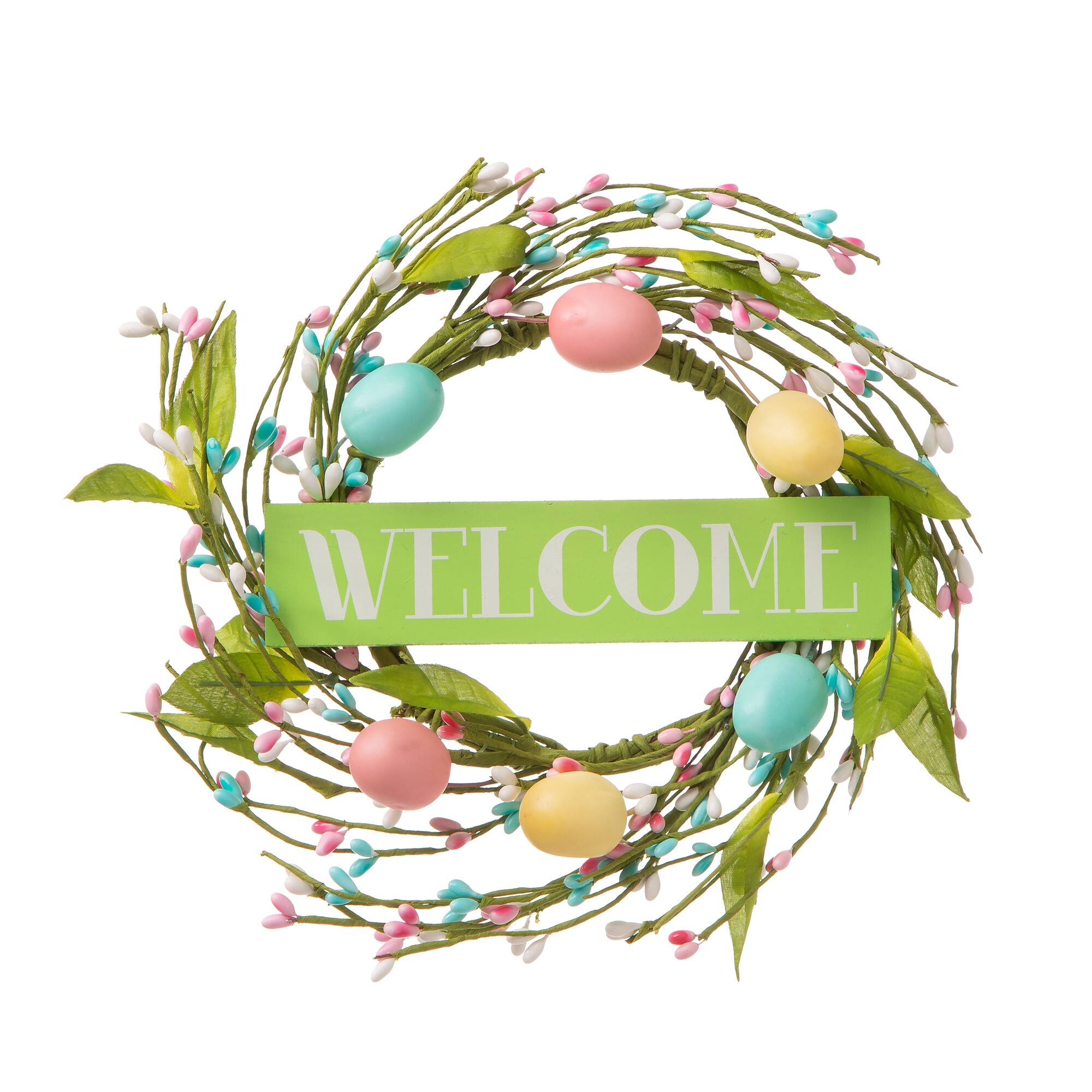 Glitzhome® 30" Easter Wooden Bunny Family Standing Décor